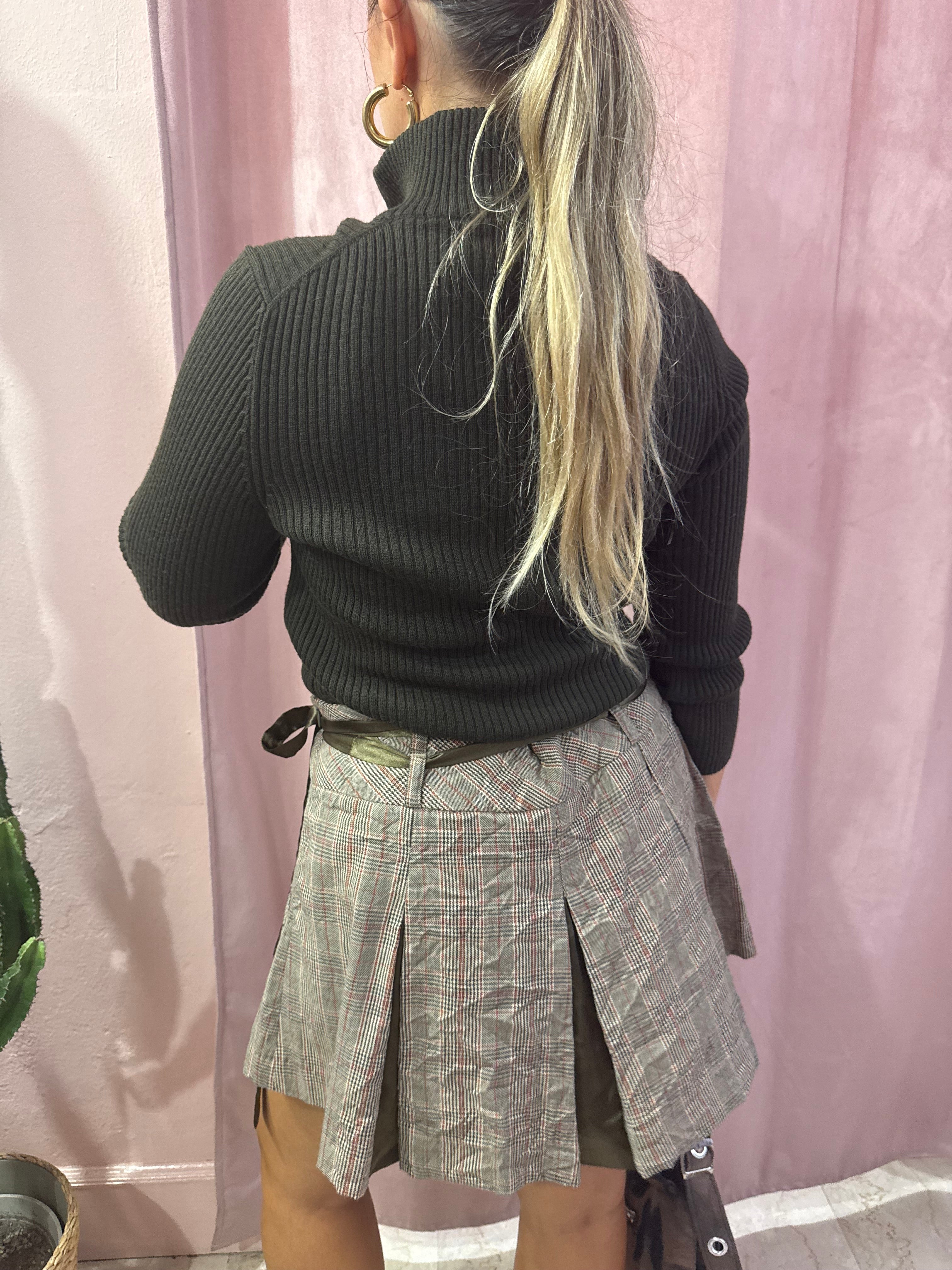 Maglione Marella manica a 3/4 cioccolato