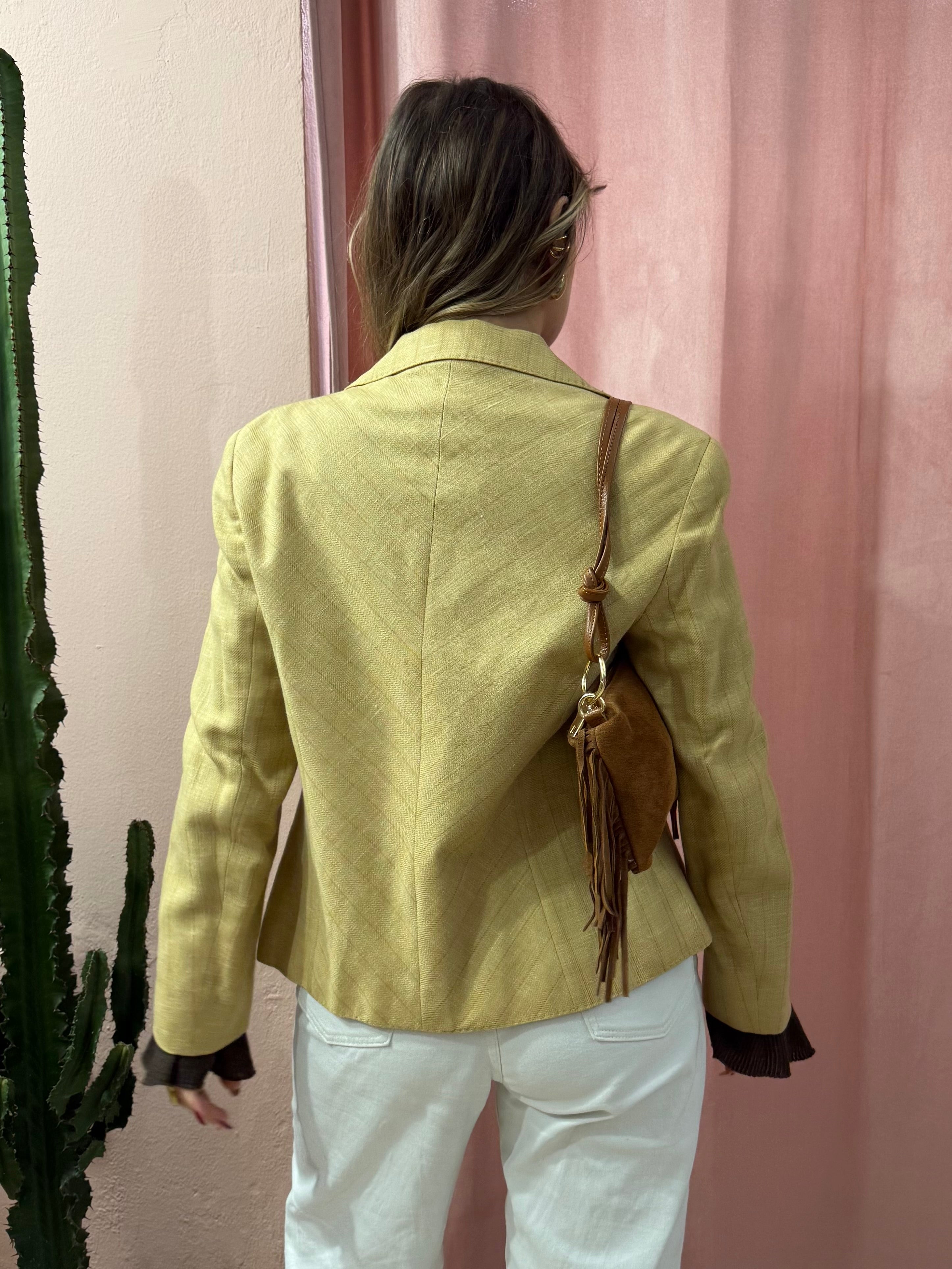 Blazer Genny lana e lino