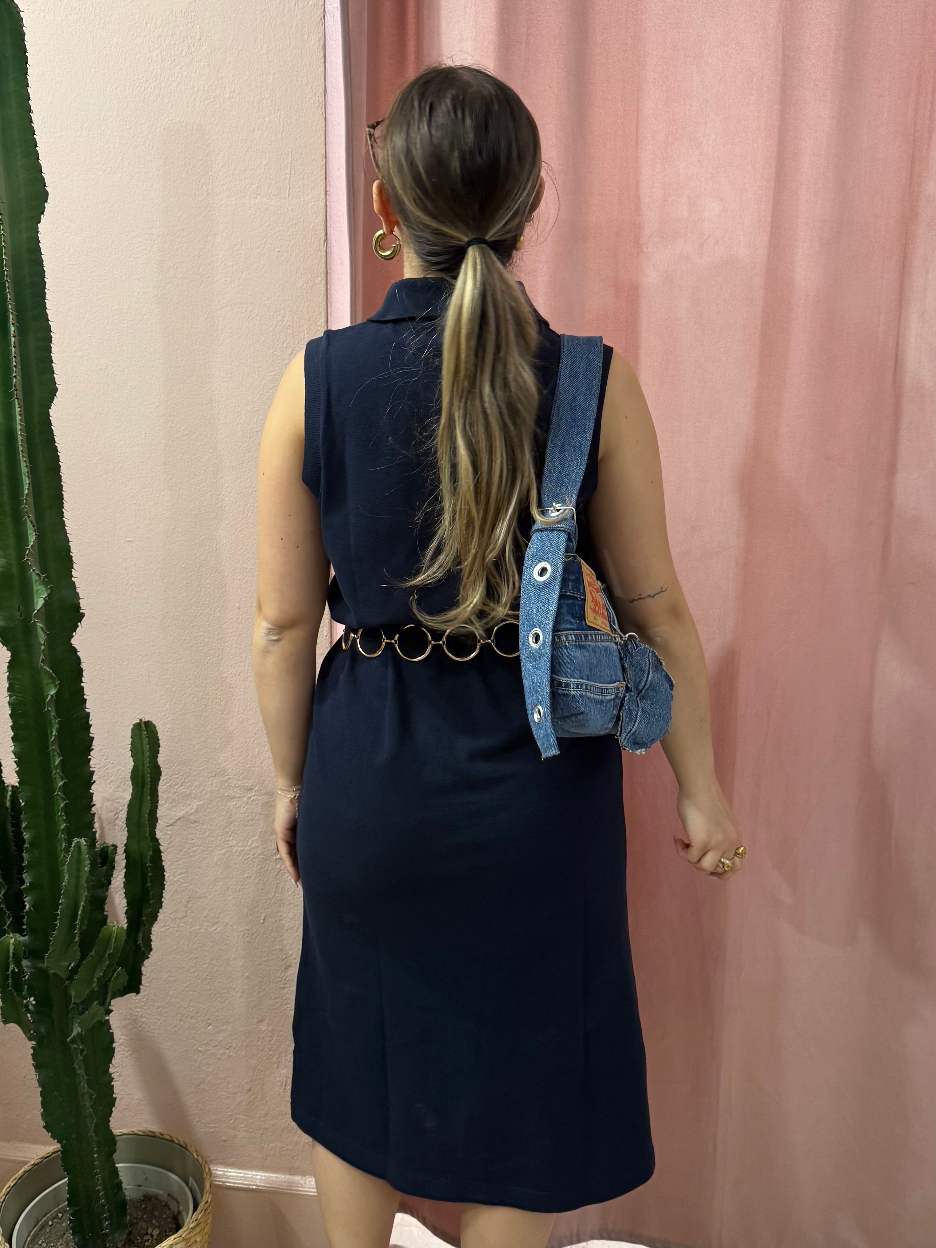 Vestito lungo Les Copains beach blu