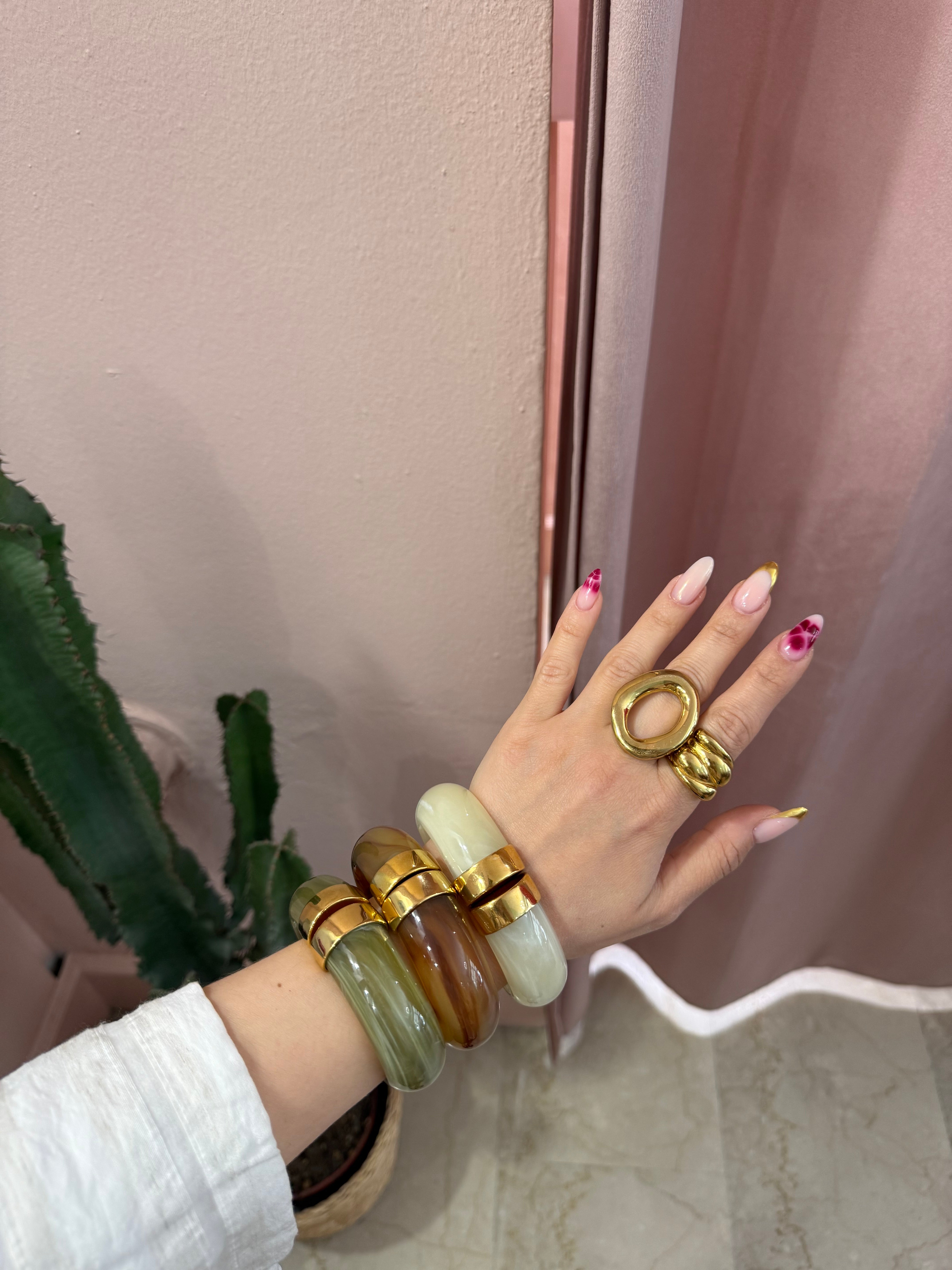 Bracciale in resina più colori