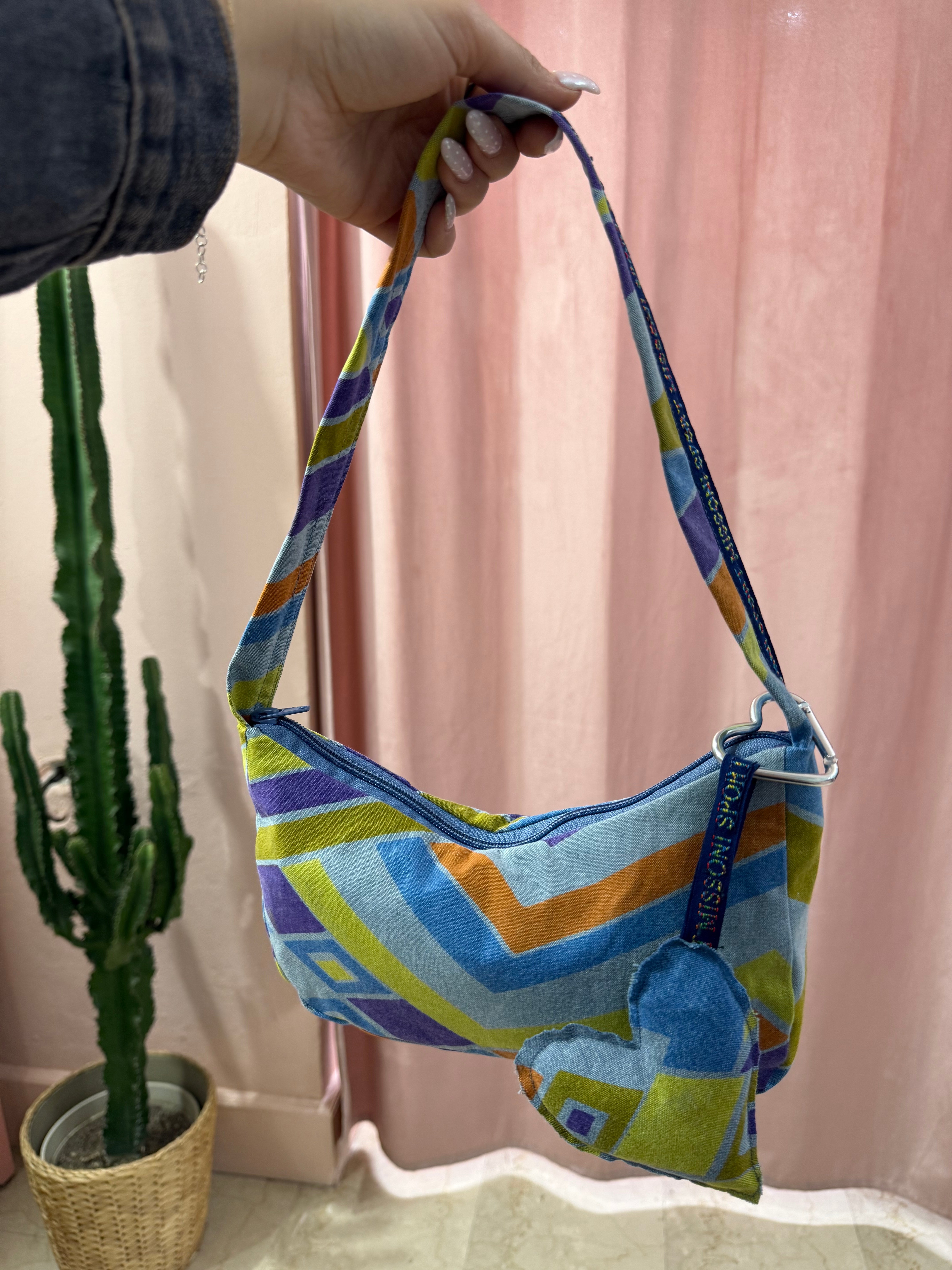 Borsa Missoni upcycling con charm