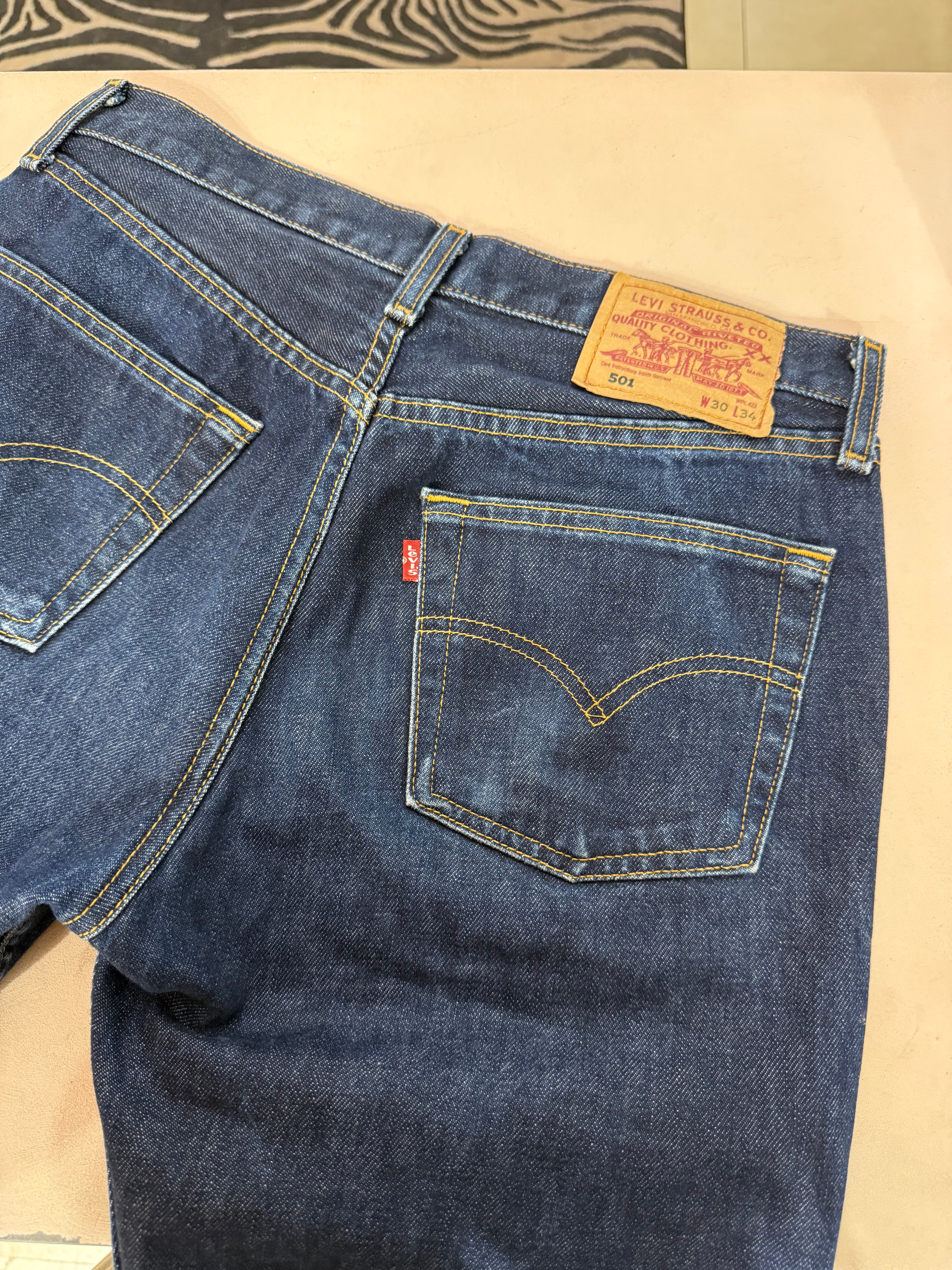 Bermuda Levis vintage denim scuro
