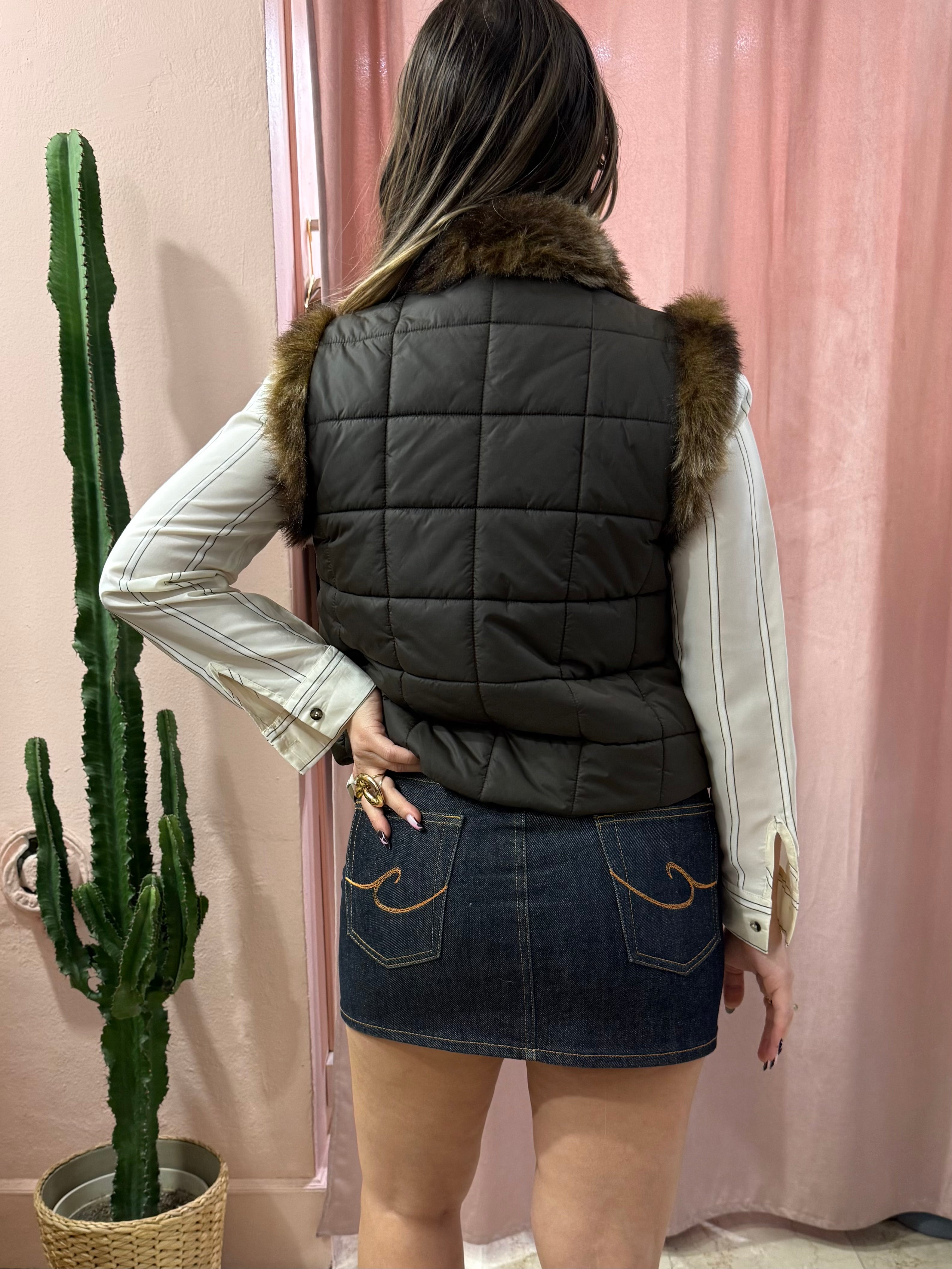 Minigonna in denim 00s