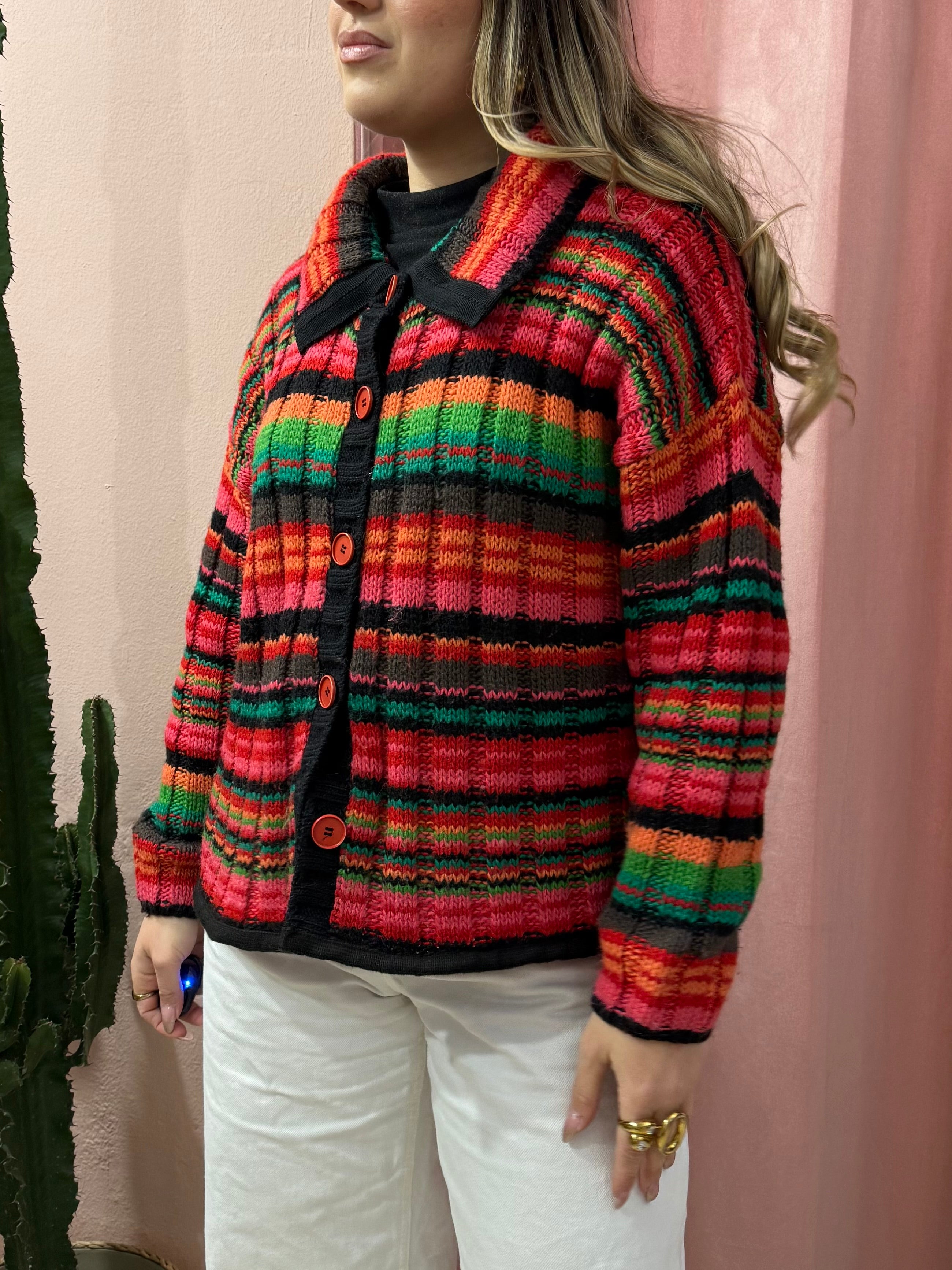 Cardigan multicolor