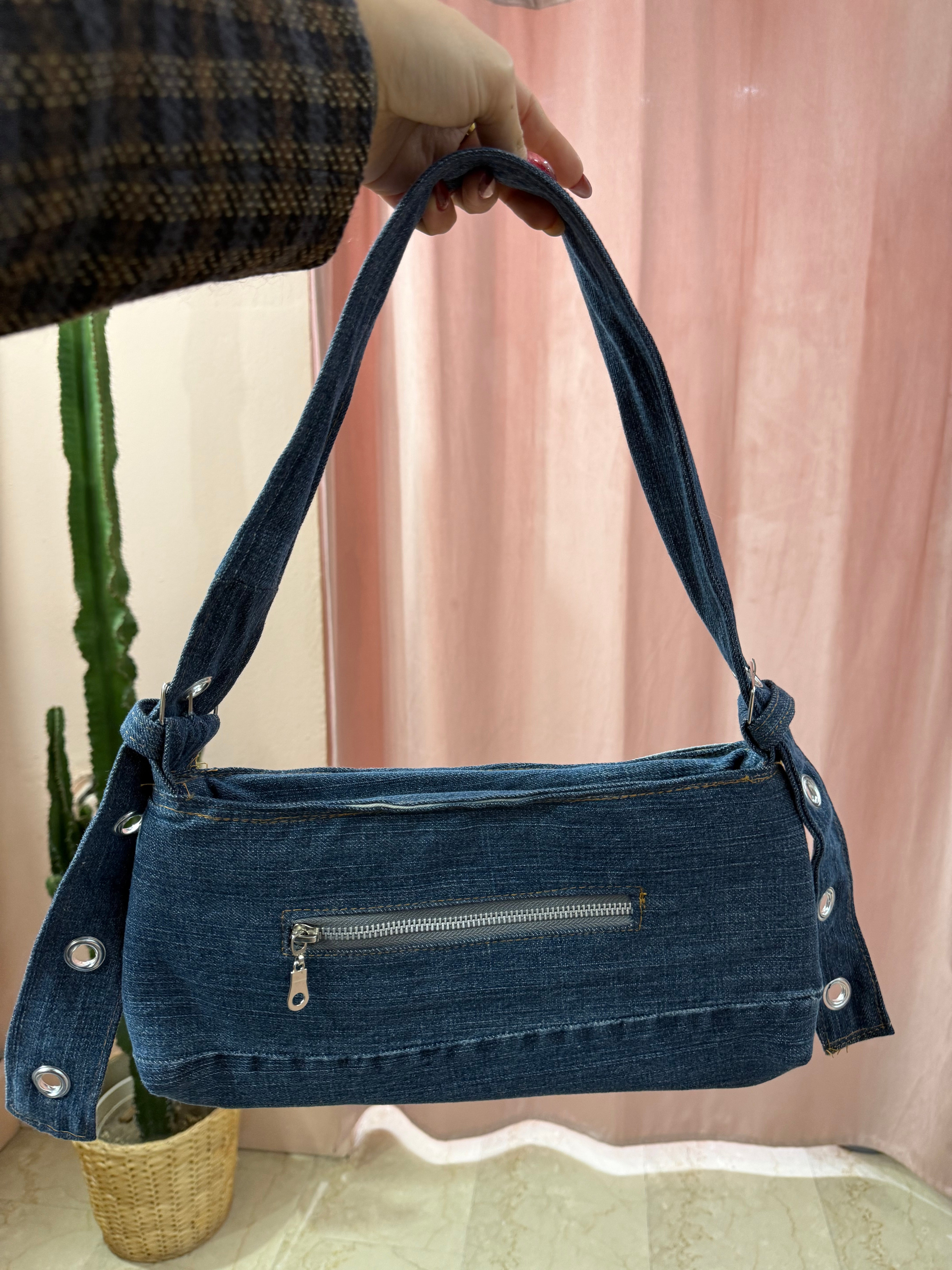 Borsa baguette Levis upcycling