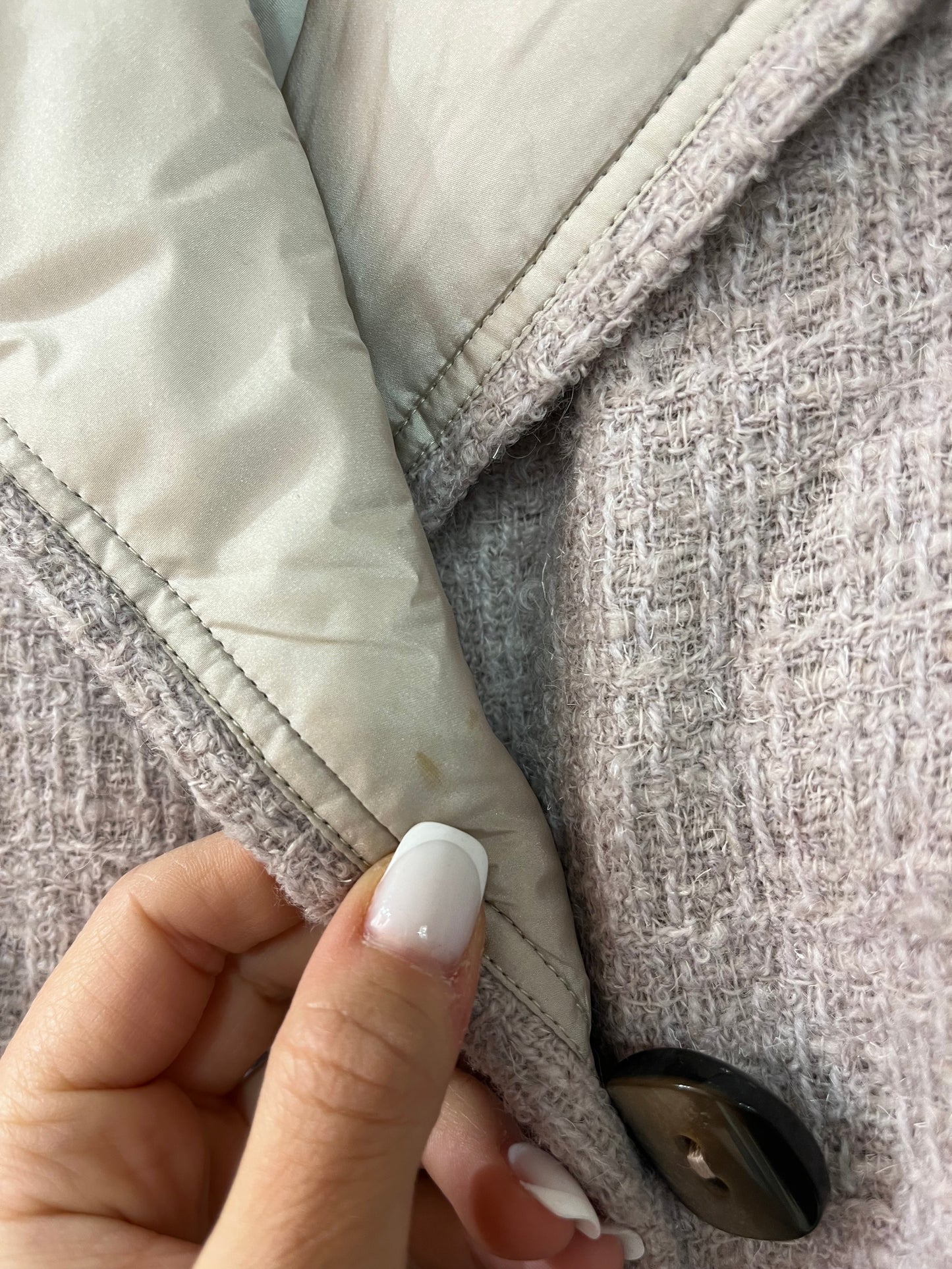 Cappotto ghiaccio interno cento grammi