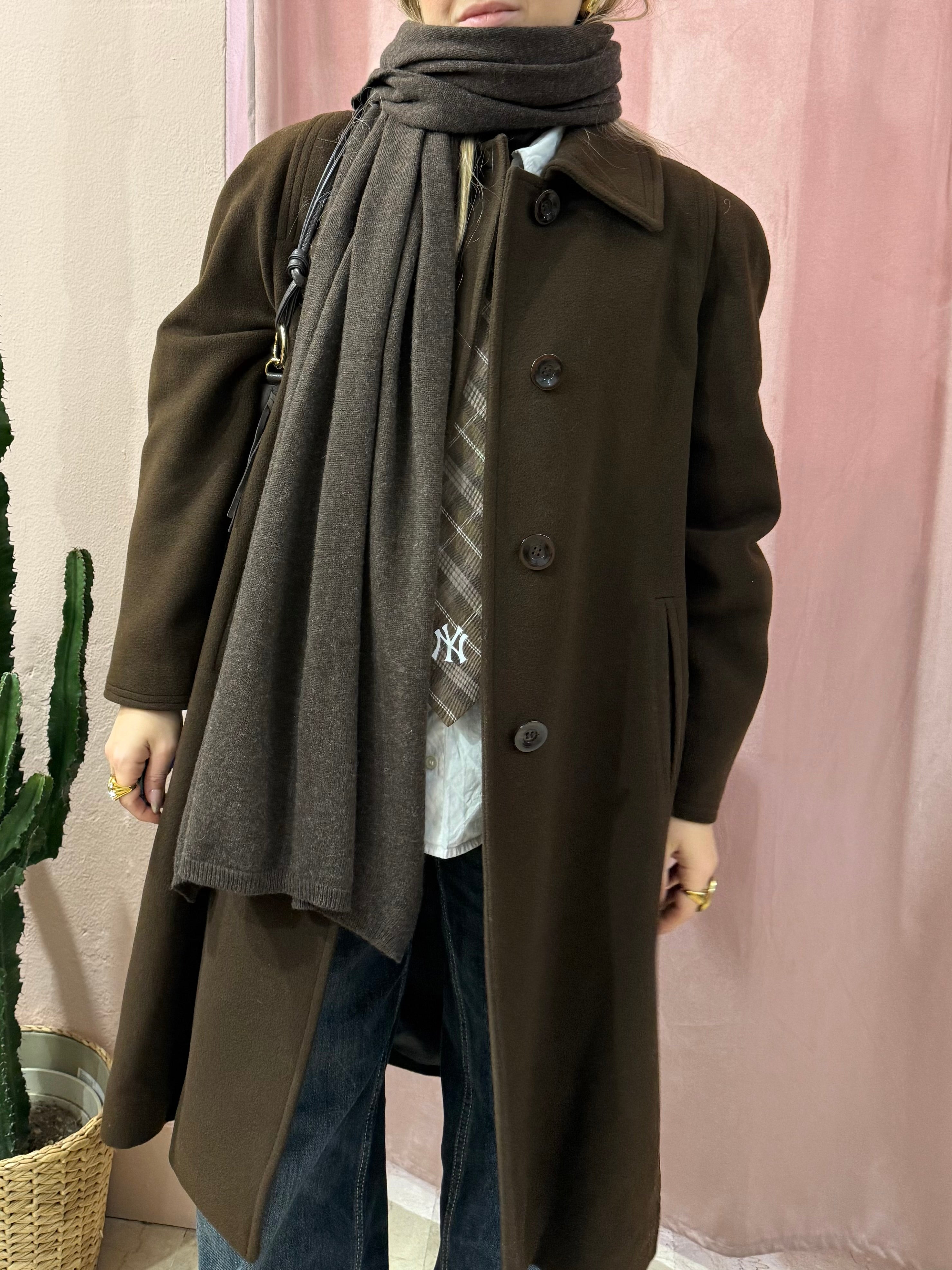 Sciarpa moro lana e cashmere