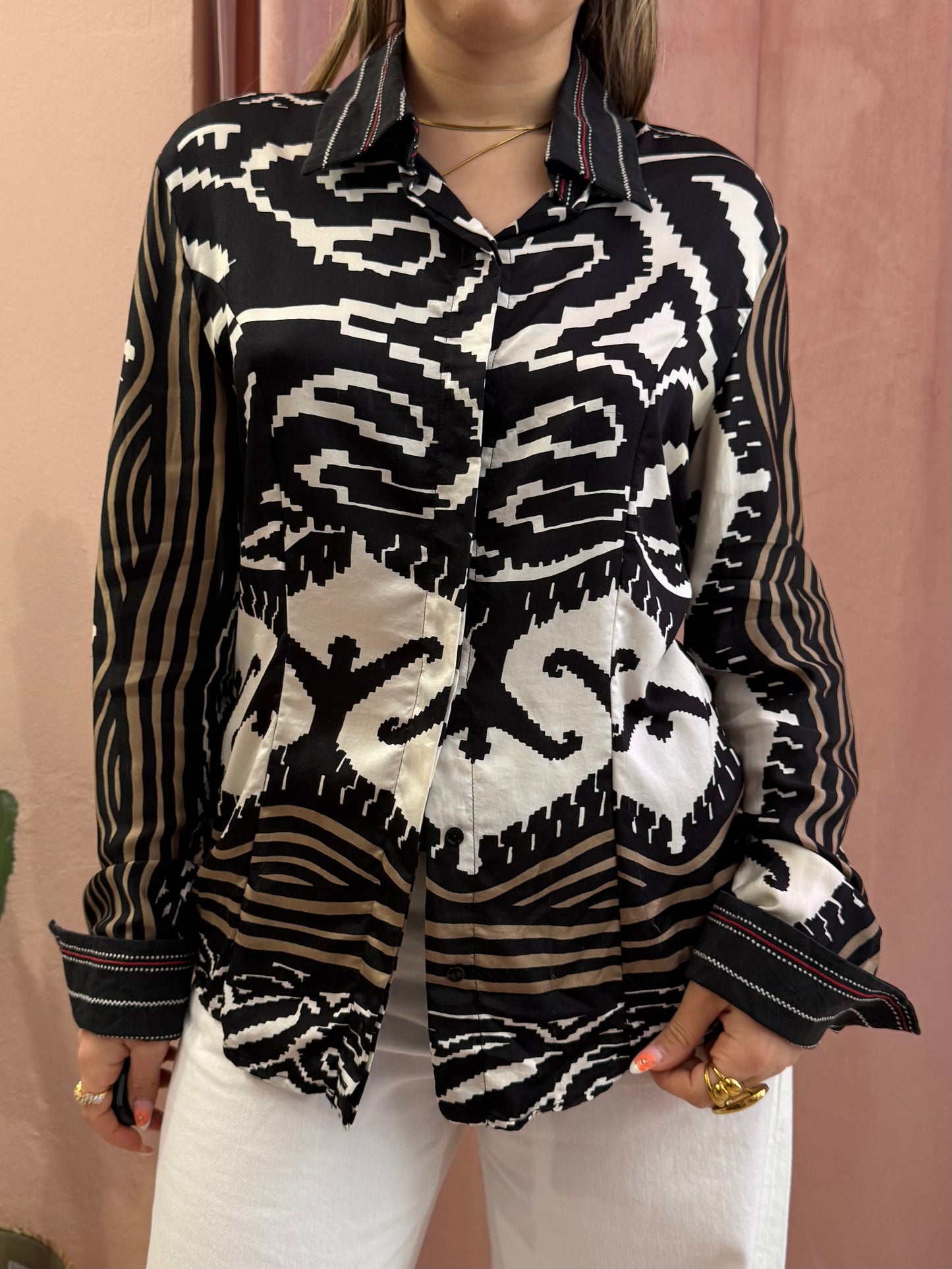 Camicia Gianfranco Ferrè vintage misto seta