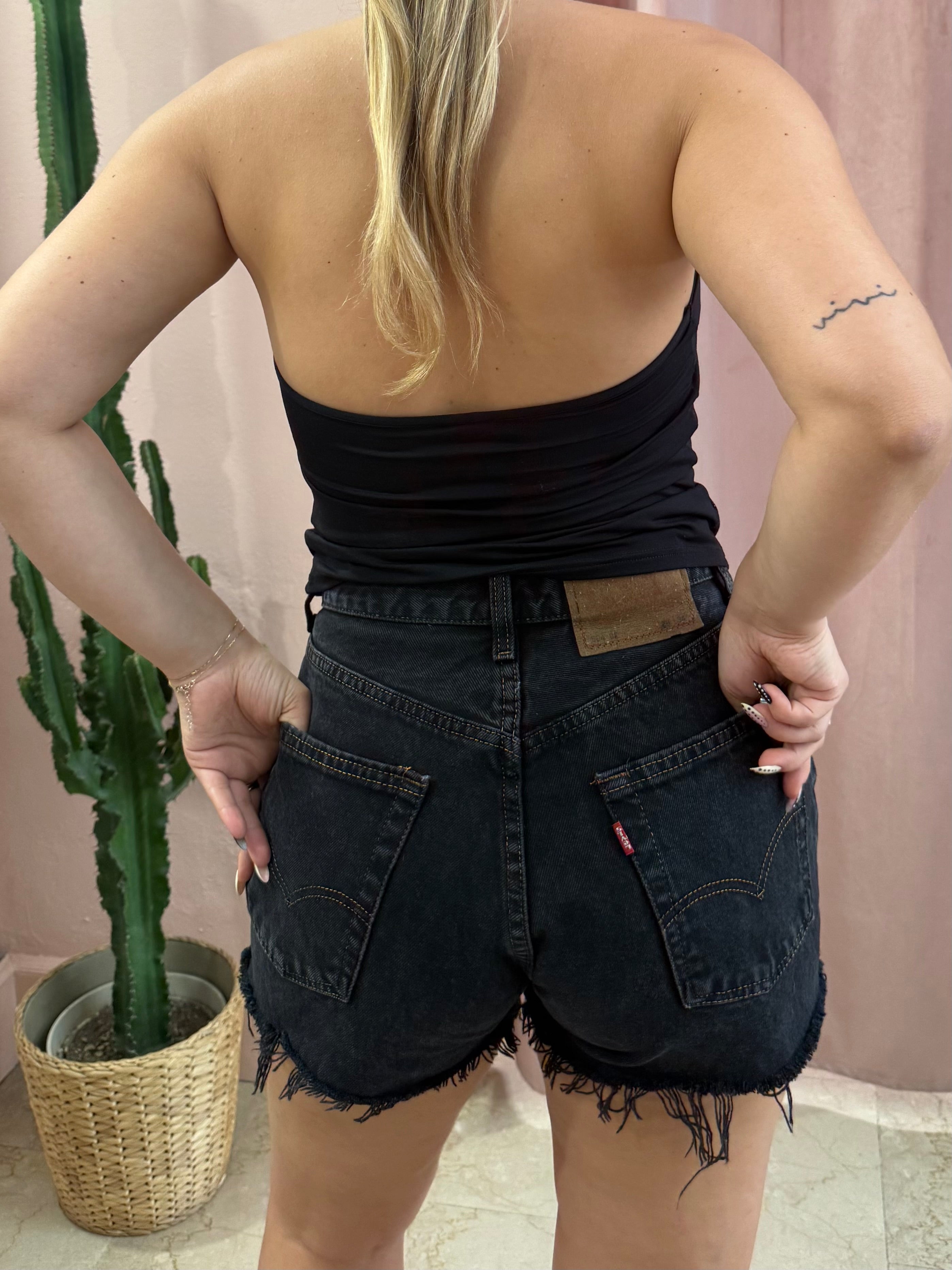 Shorts Levis vintage neri