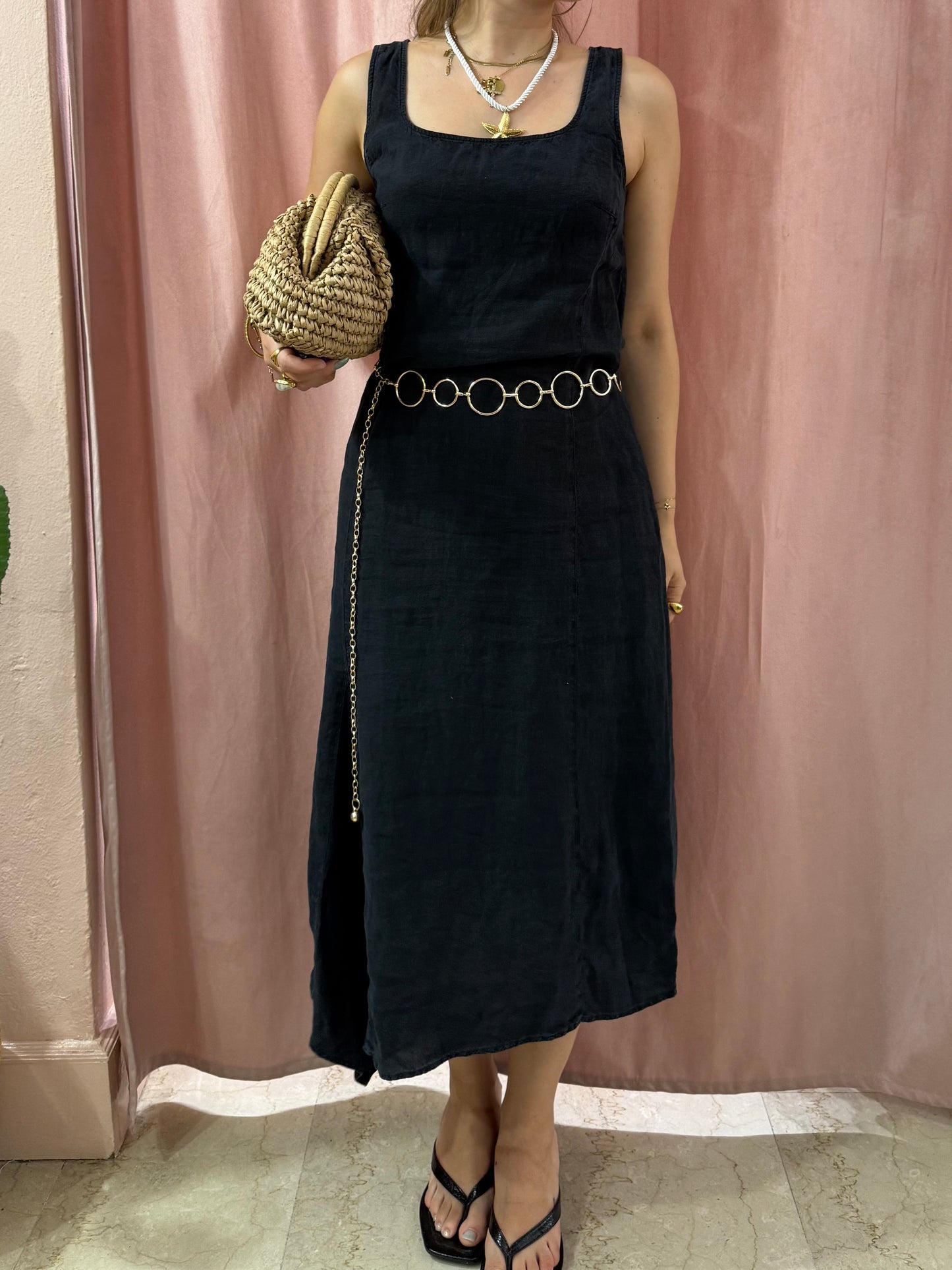 Vestito in lino Max&co. nero