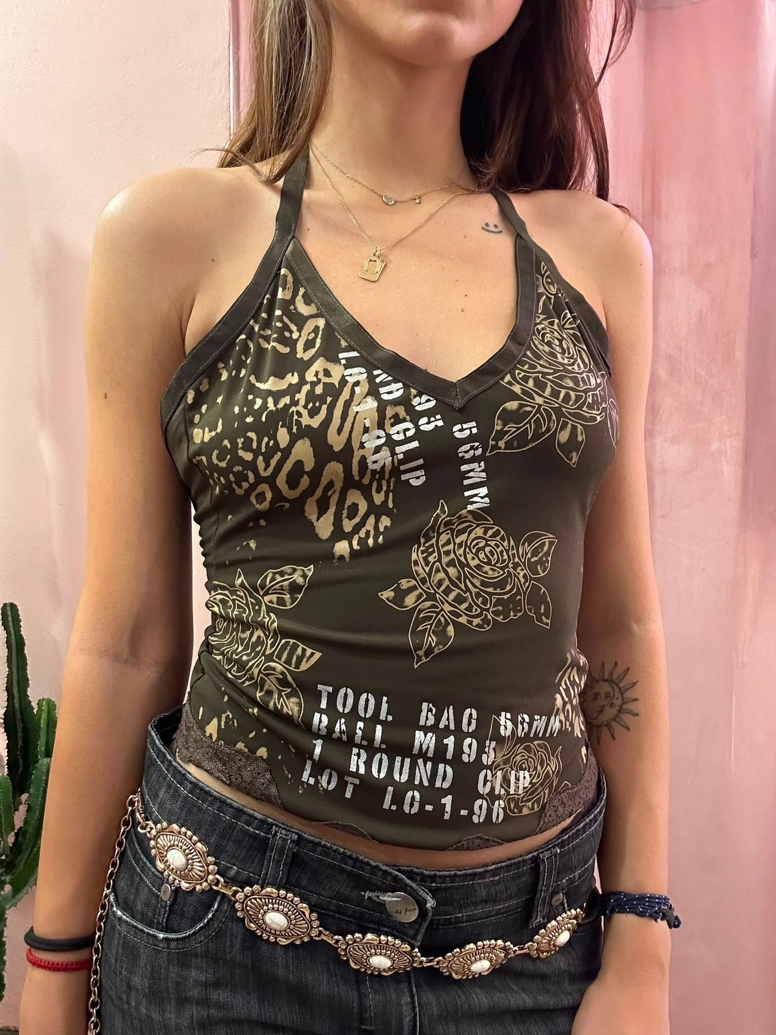 Top halter y2k verdone
