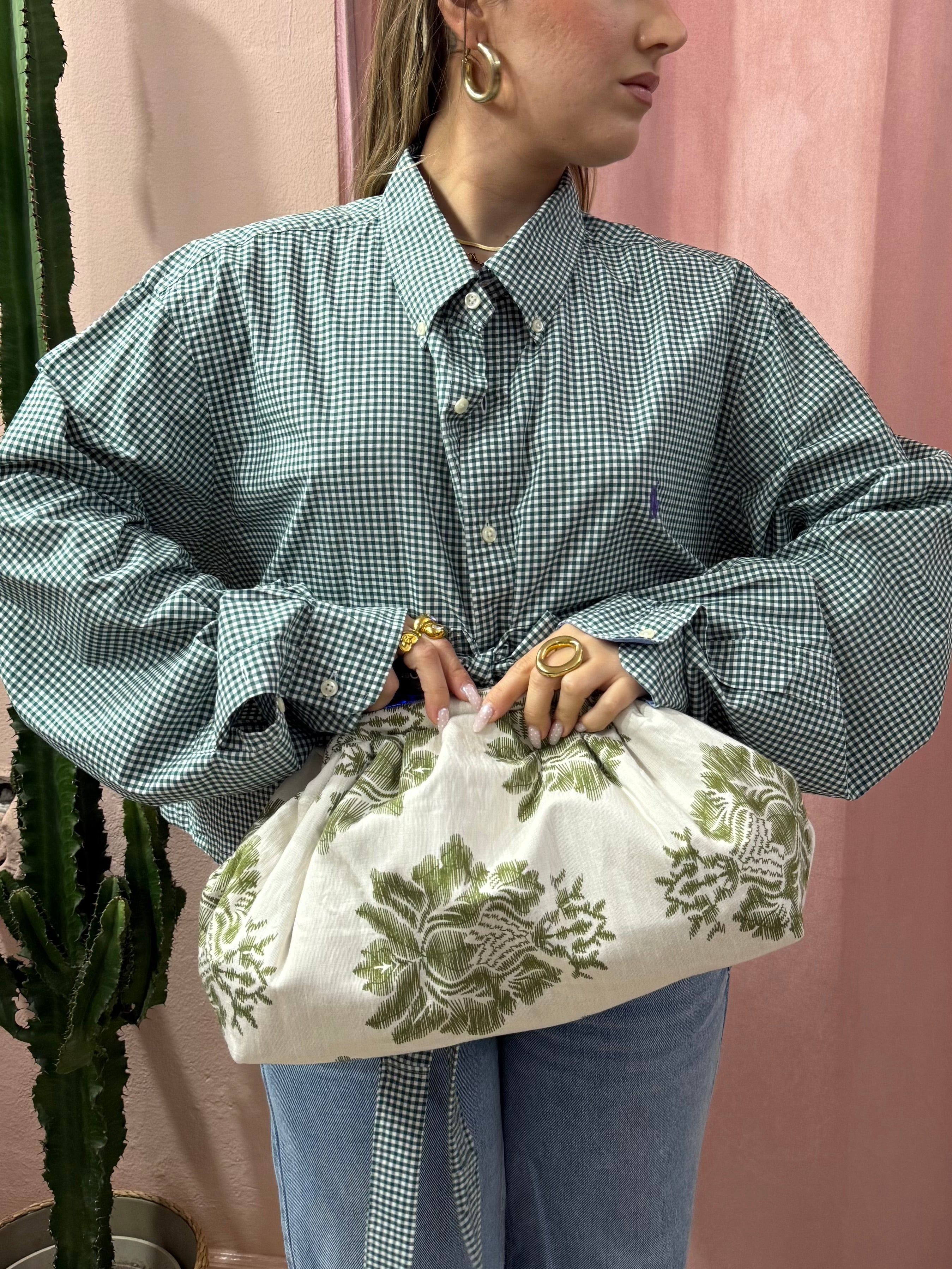 Maxi pochette pasticcino in fantasia | più colori