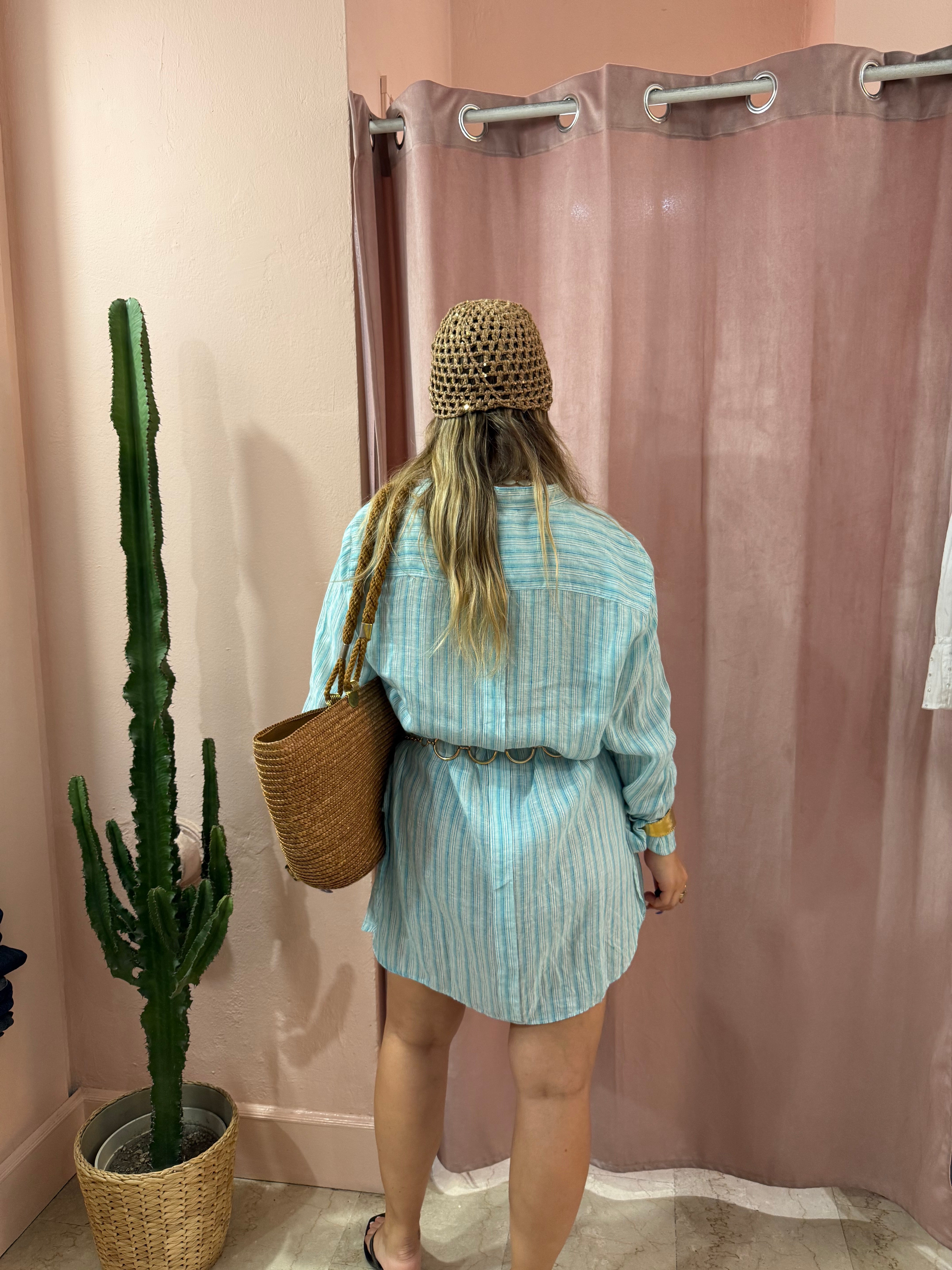 Maxi camicione Max Mara in lino