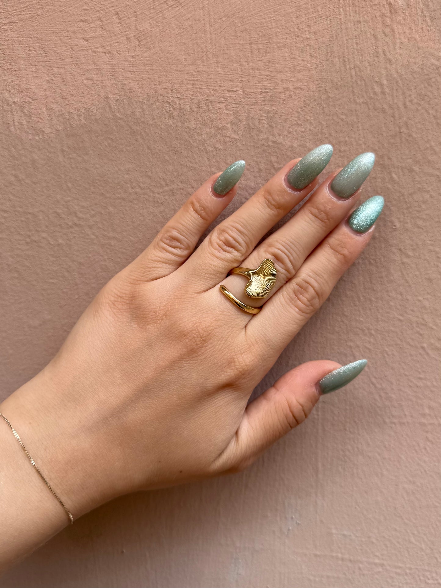 Anello “Edera” gold/ silver