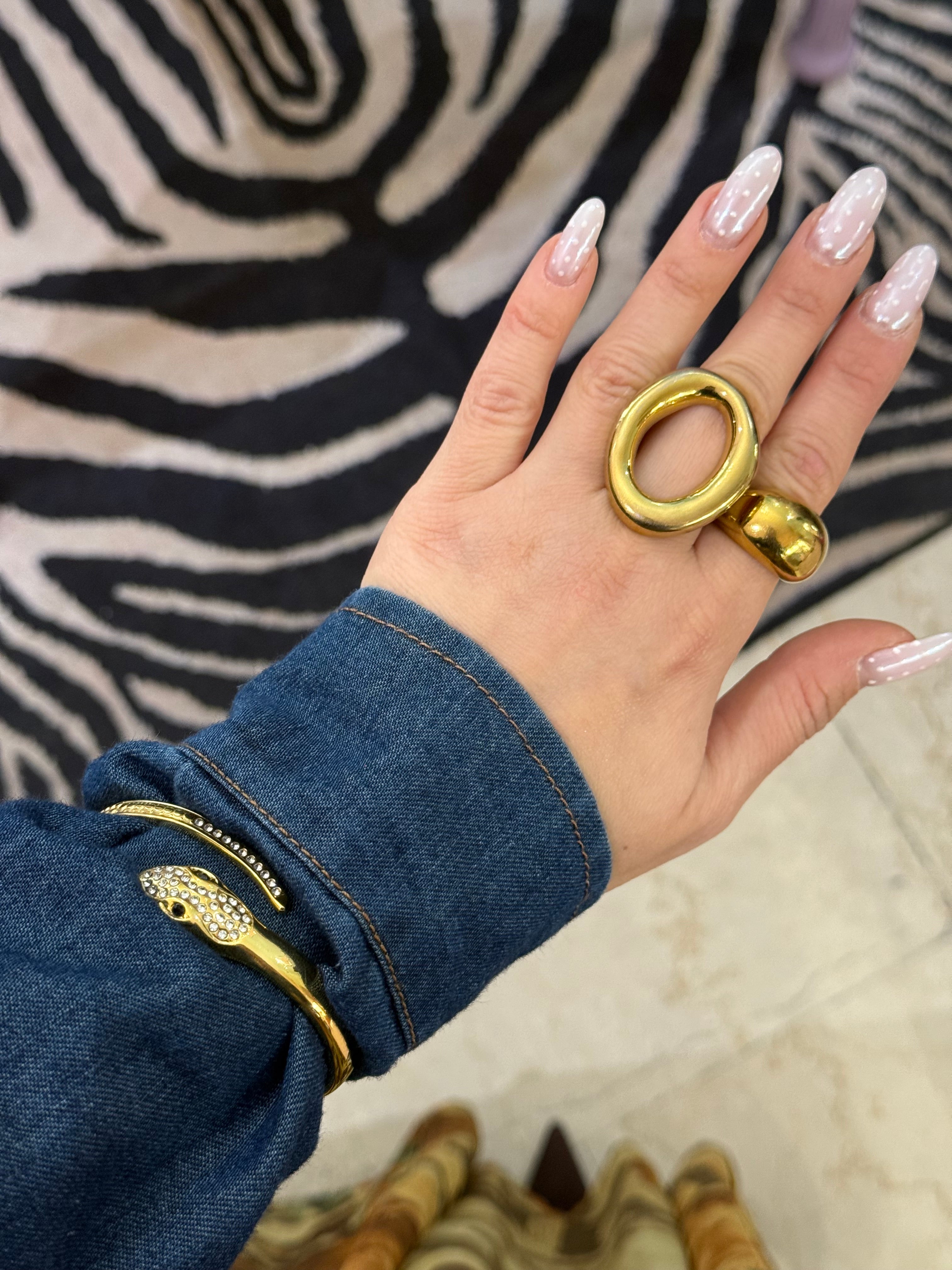 Bracciale snake gold