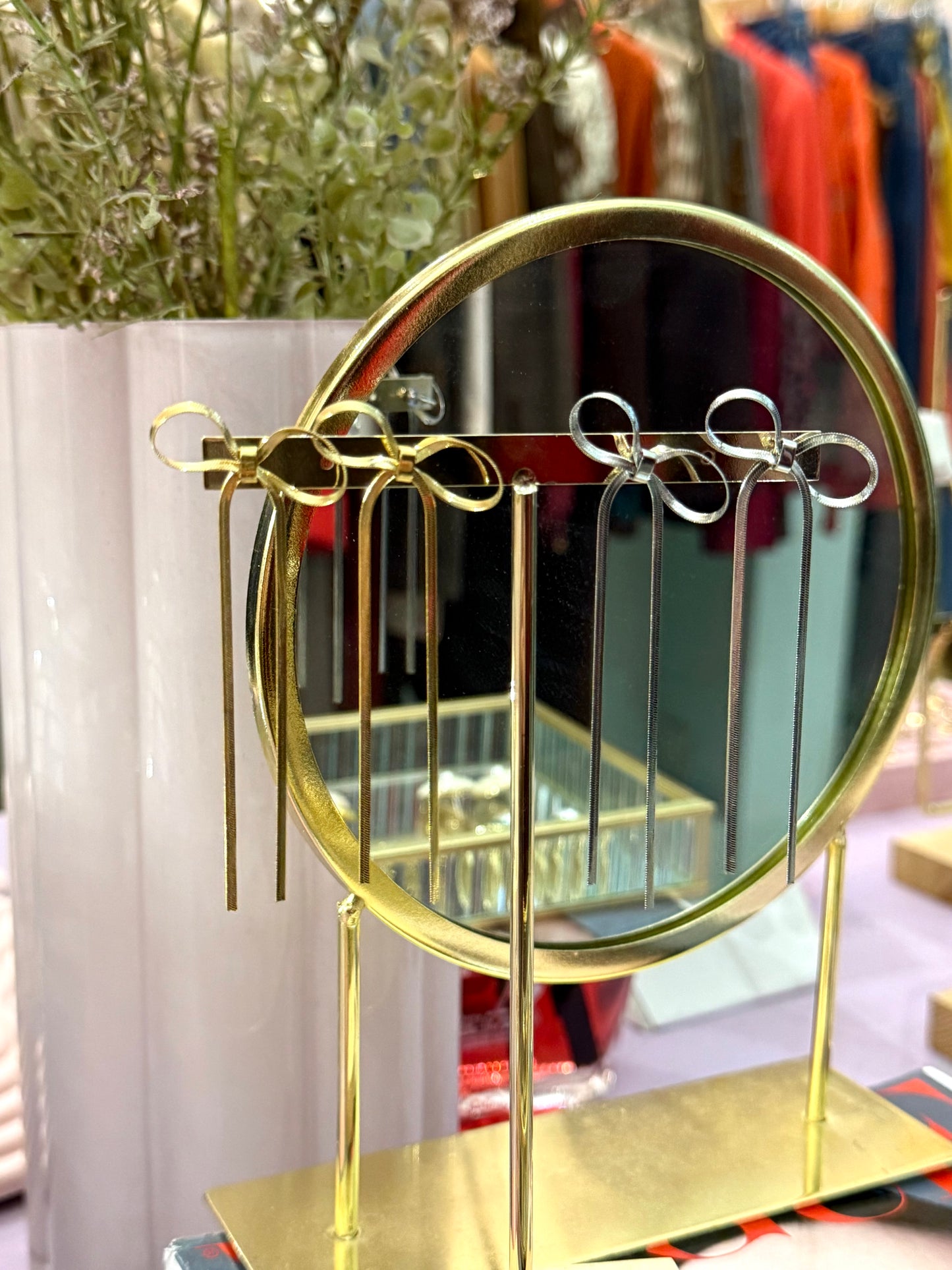 Orecchini “Fiocco” gold/ silver - Bestseller