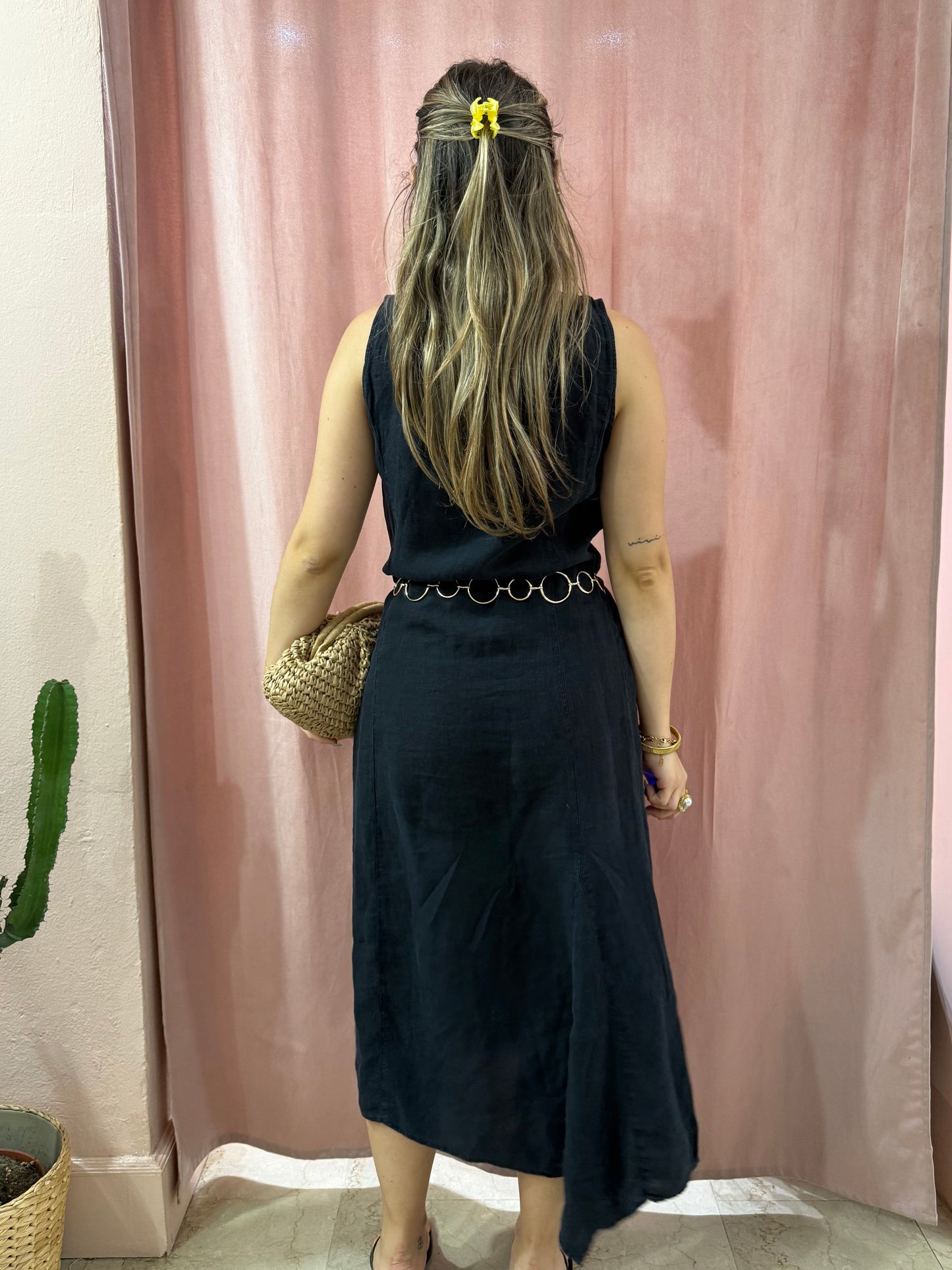 Vestito in lino Max&co. nero