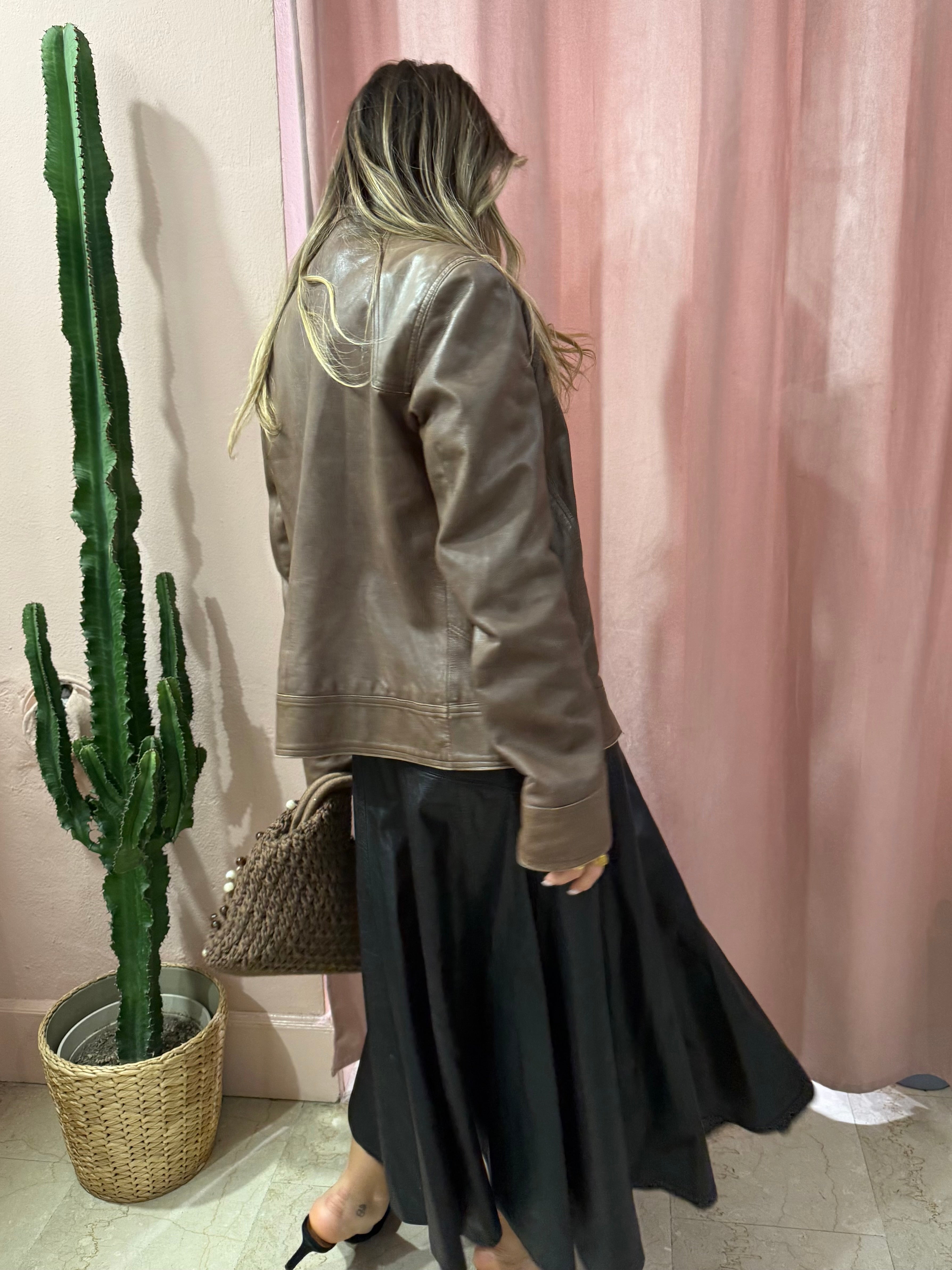 Giacca in vera pelle 00s