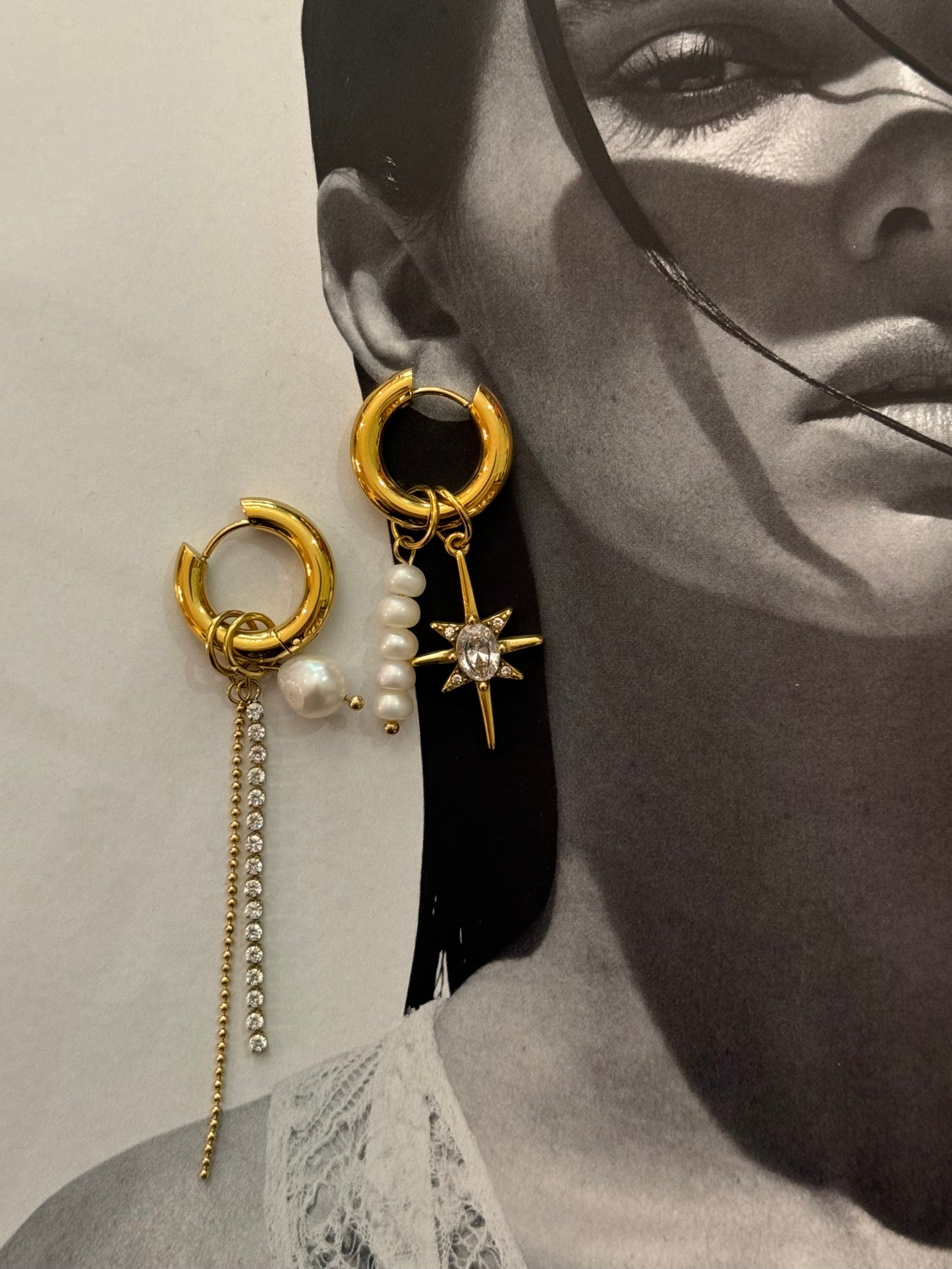 Orecchini pendenti “The Star”