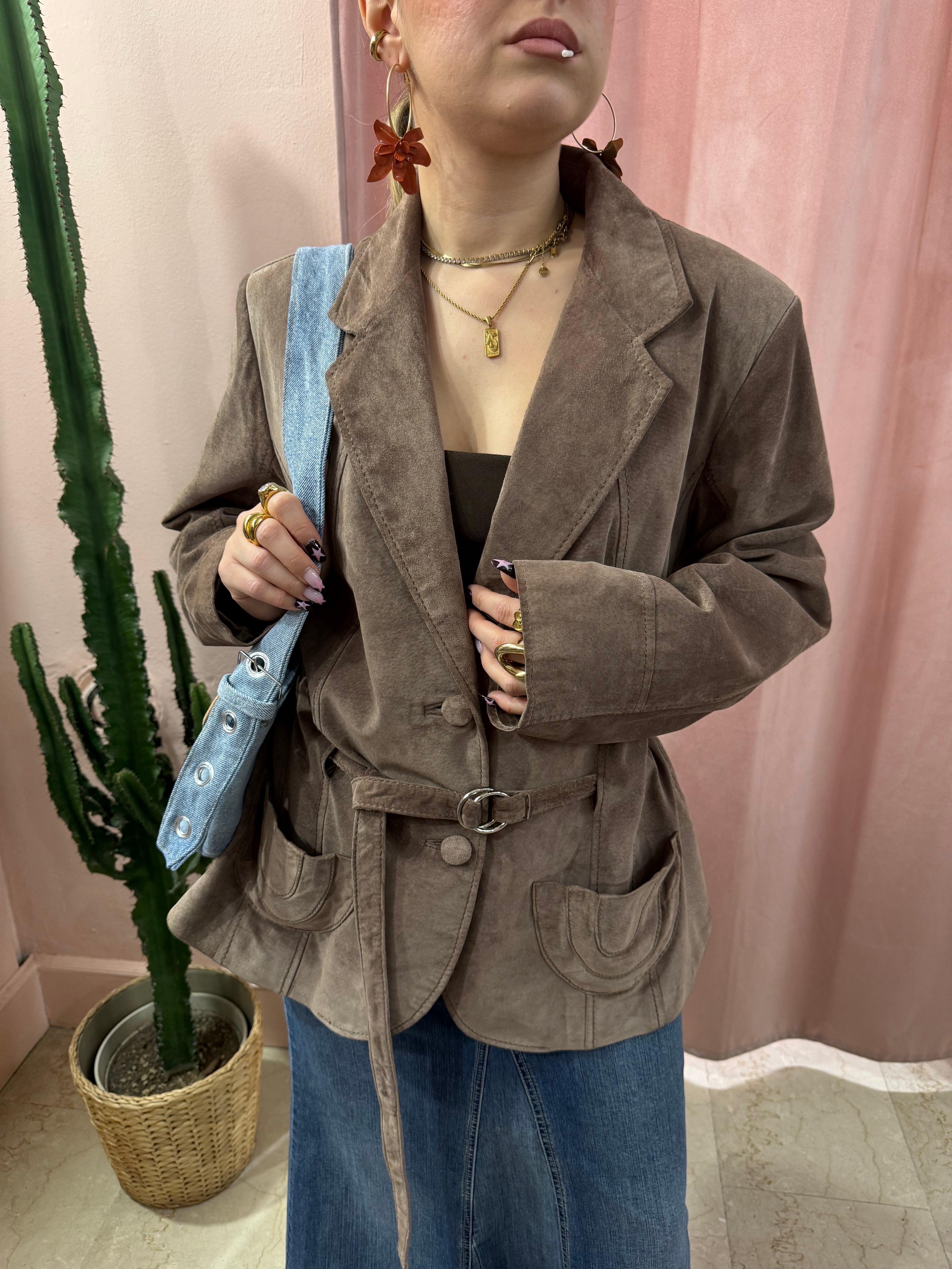 Giacca in pelle Marina Rinaldi