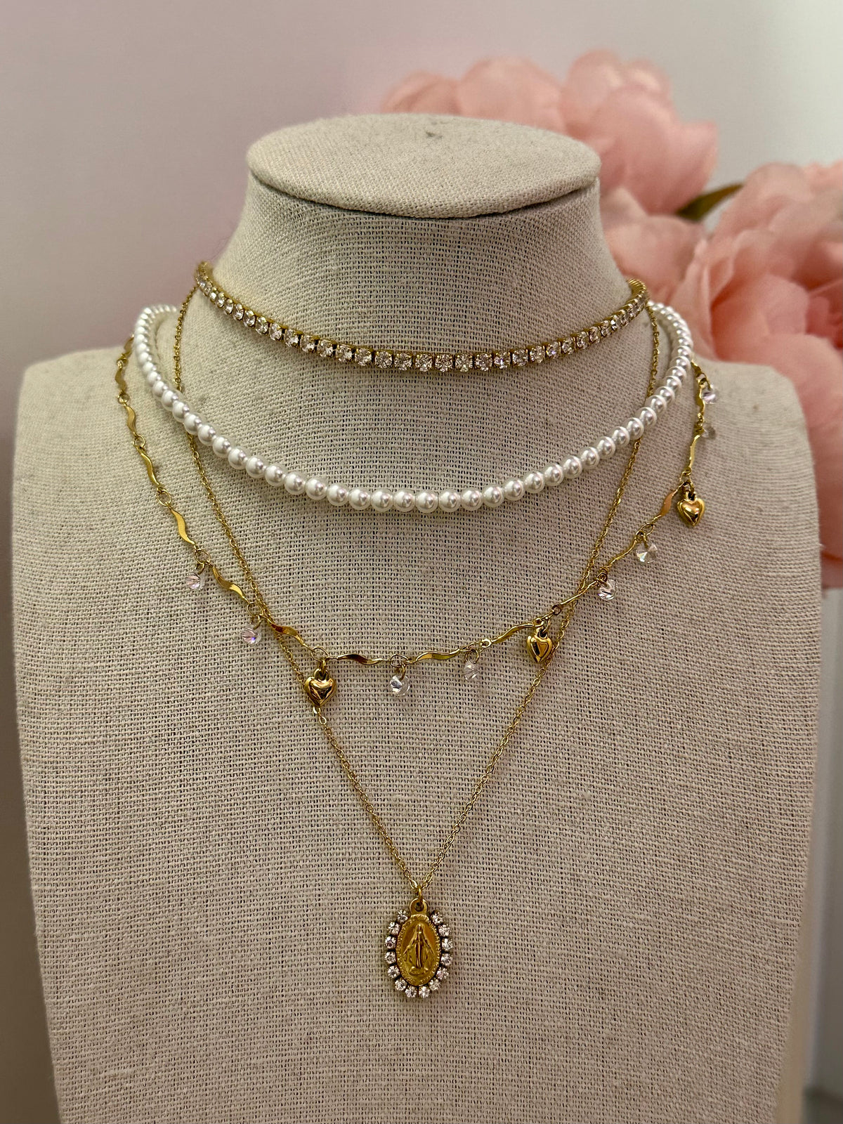 collana ciondolo madonnina