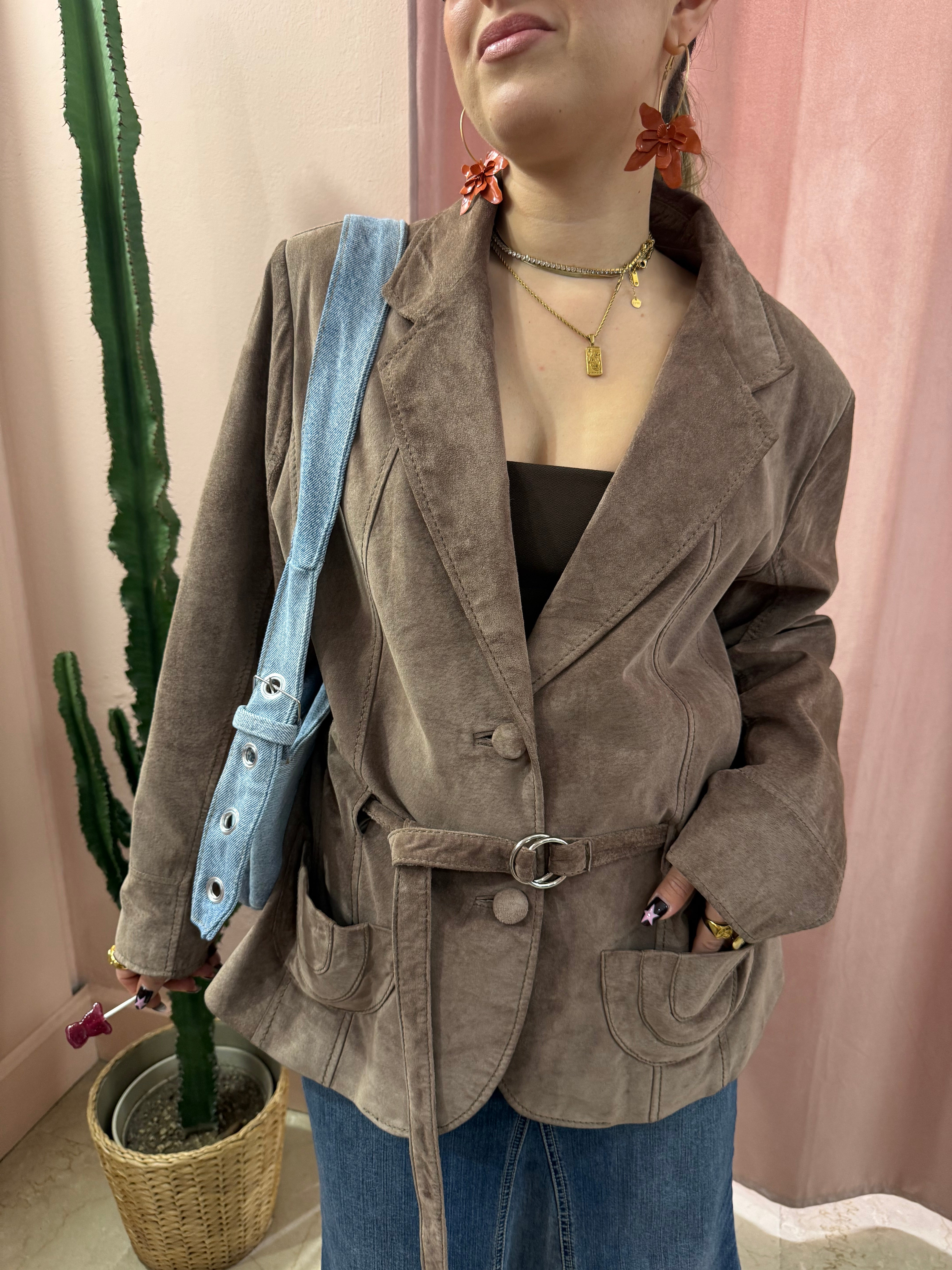 Giacca in pelle Marina Rinaldi