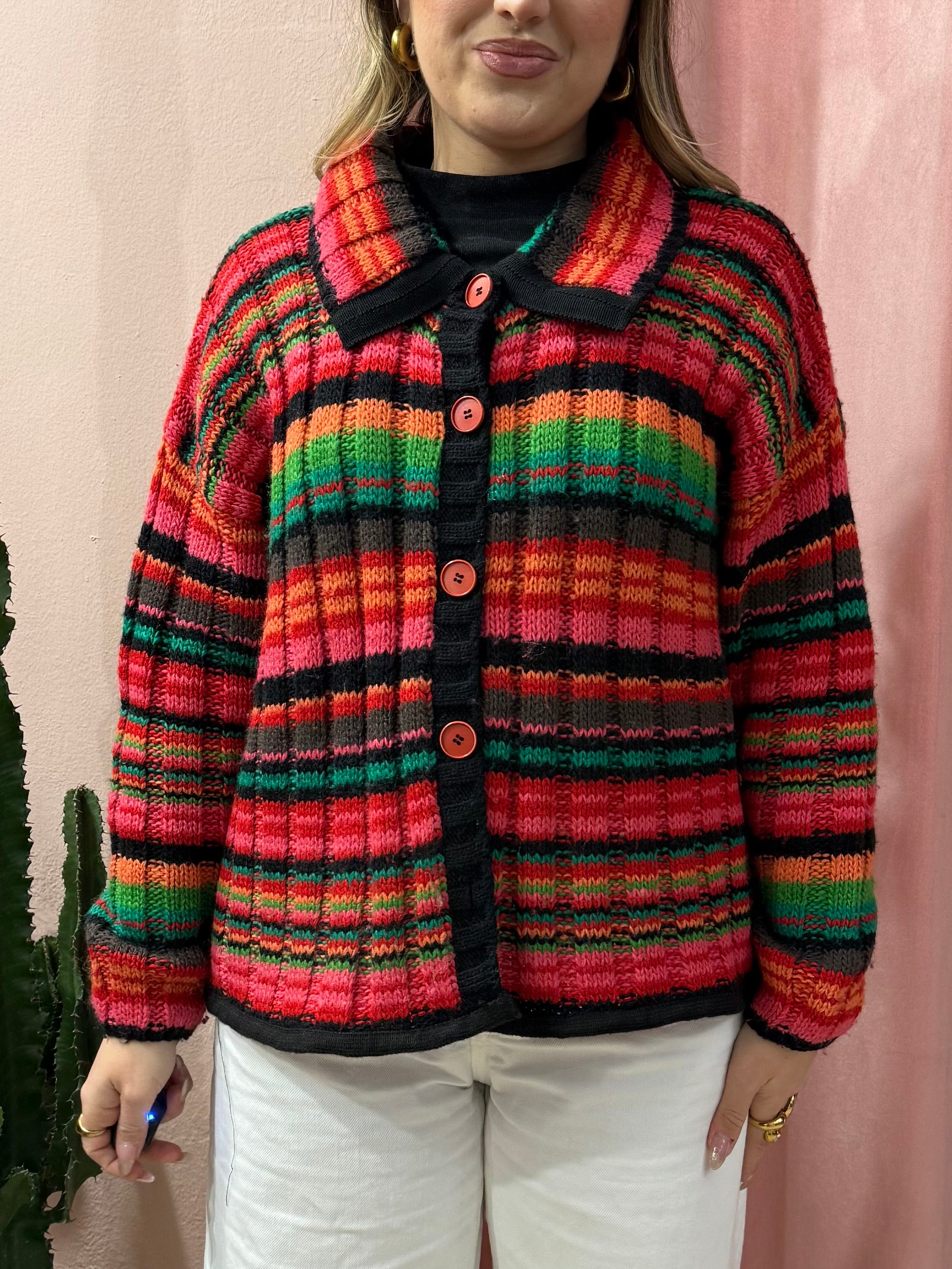 Cardigan multicolor