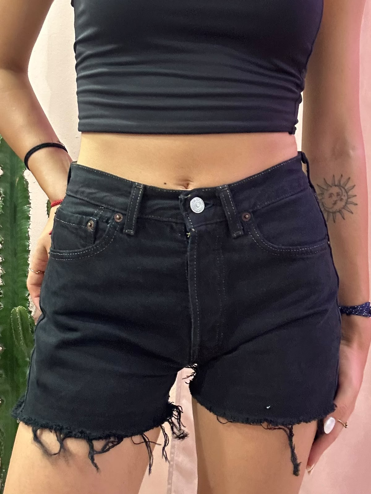 Shorts Levis vintage neri
