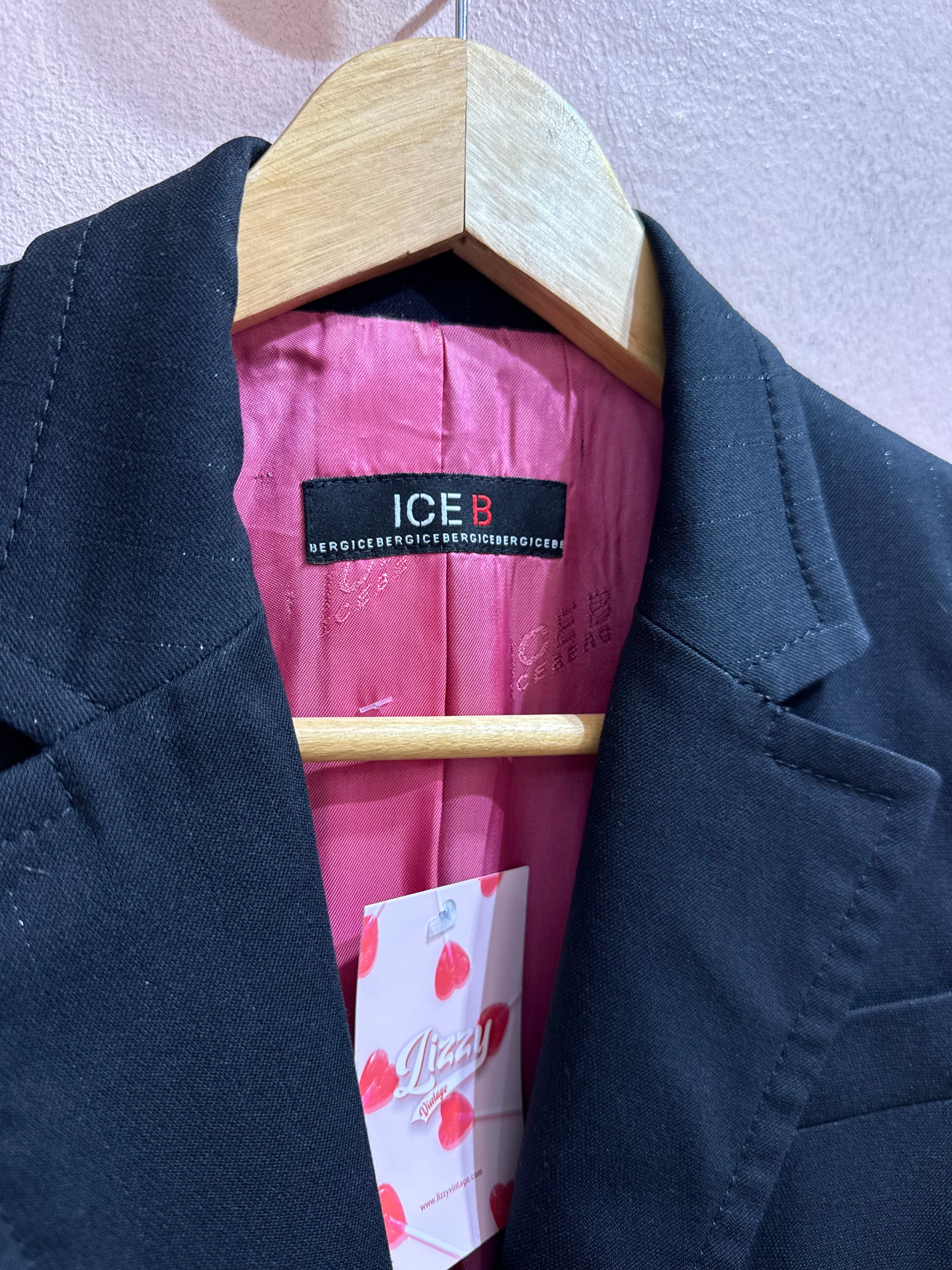 Blazer Iceberg 00s nero gessato