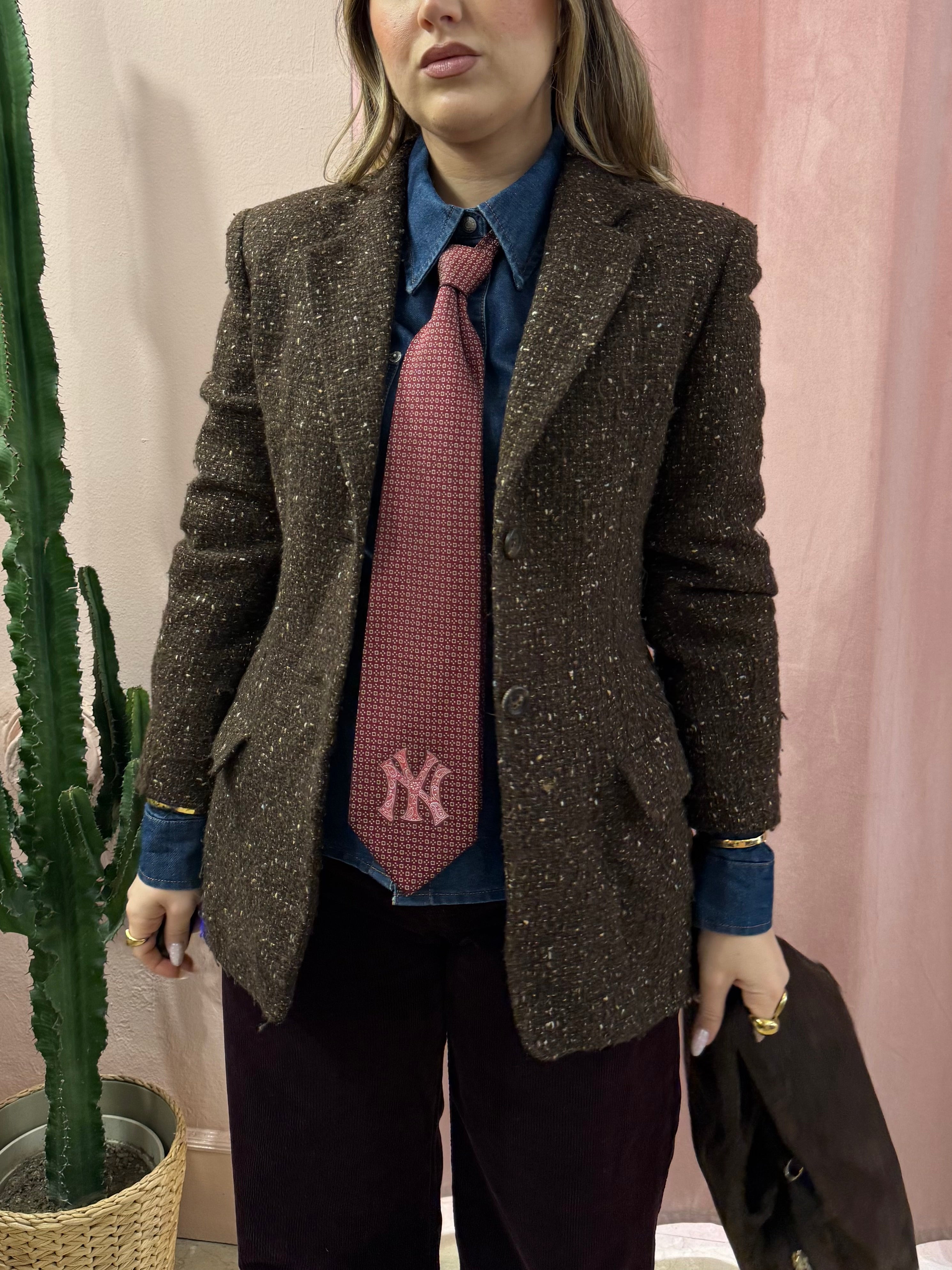 Blazer Marella mélange in lana