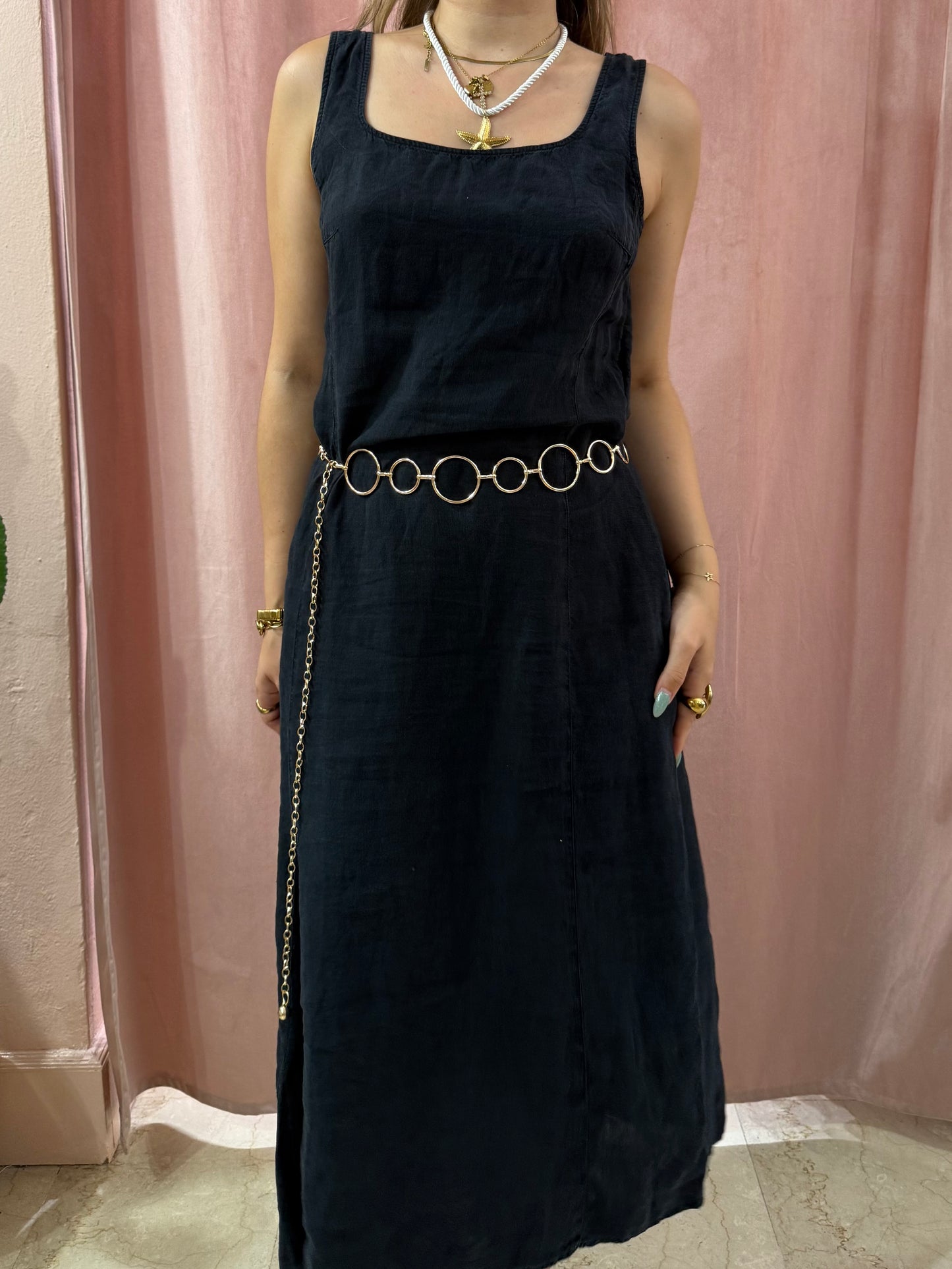 Vestito in lino Max&co. nero