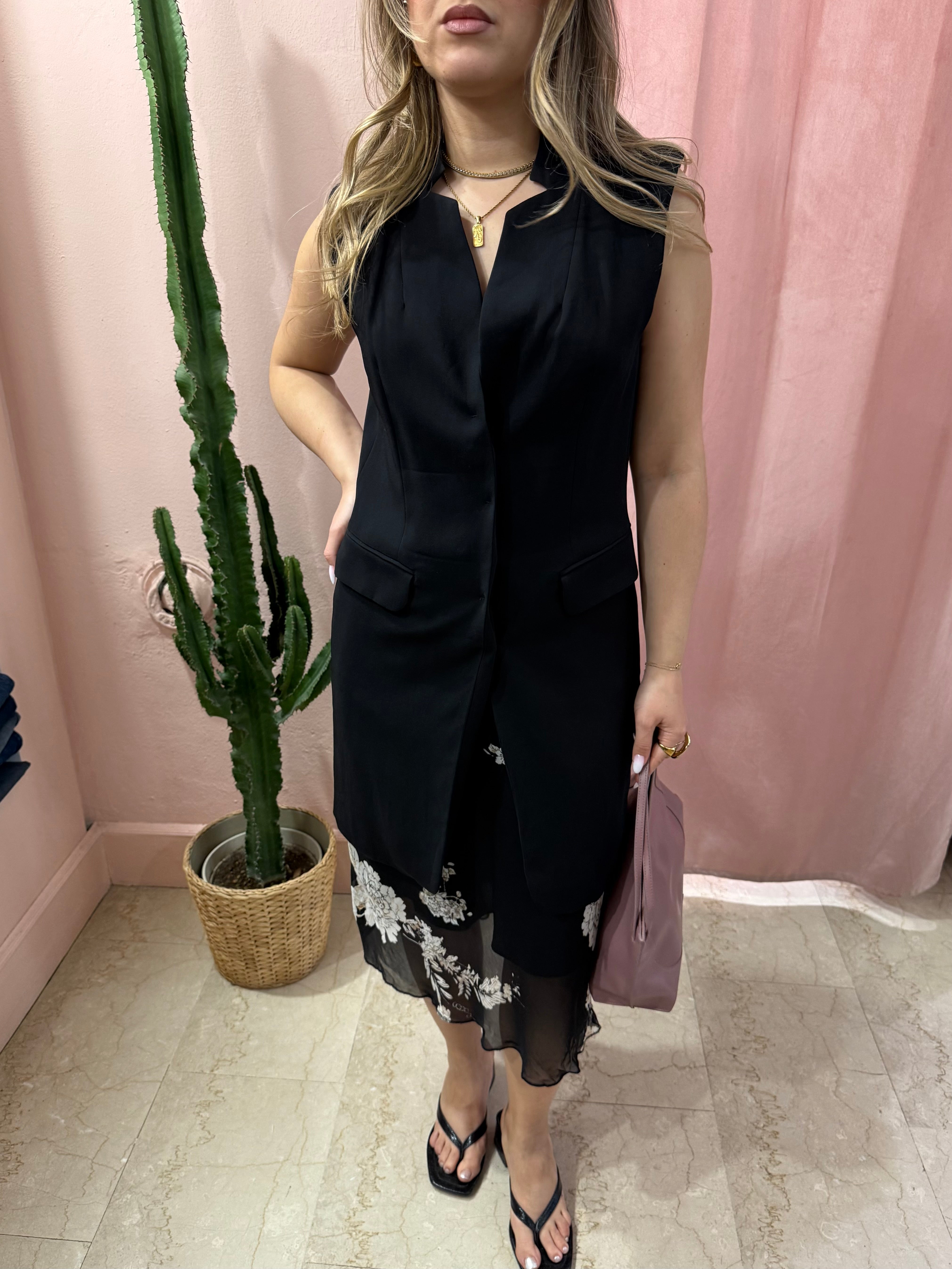 Gilet lungo Max&co. nero