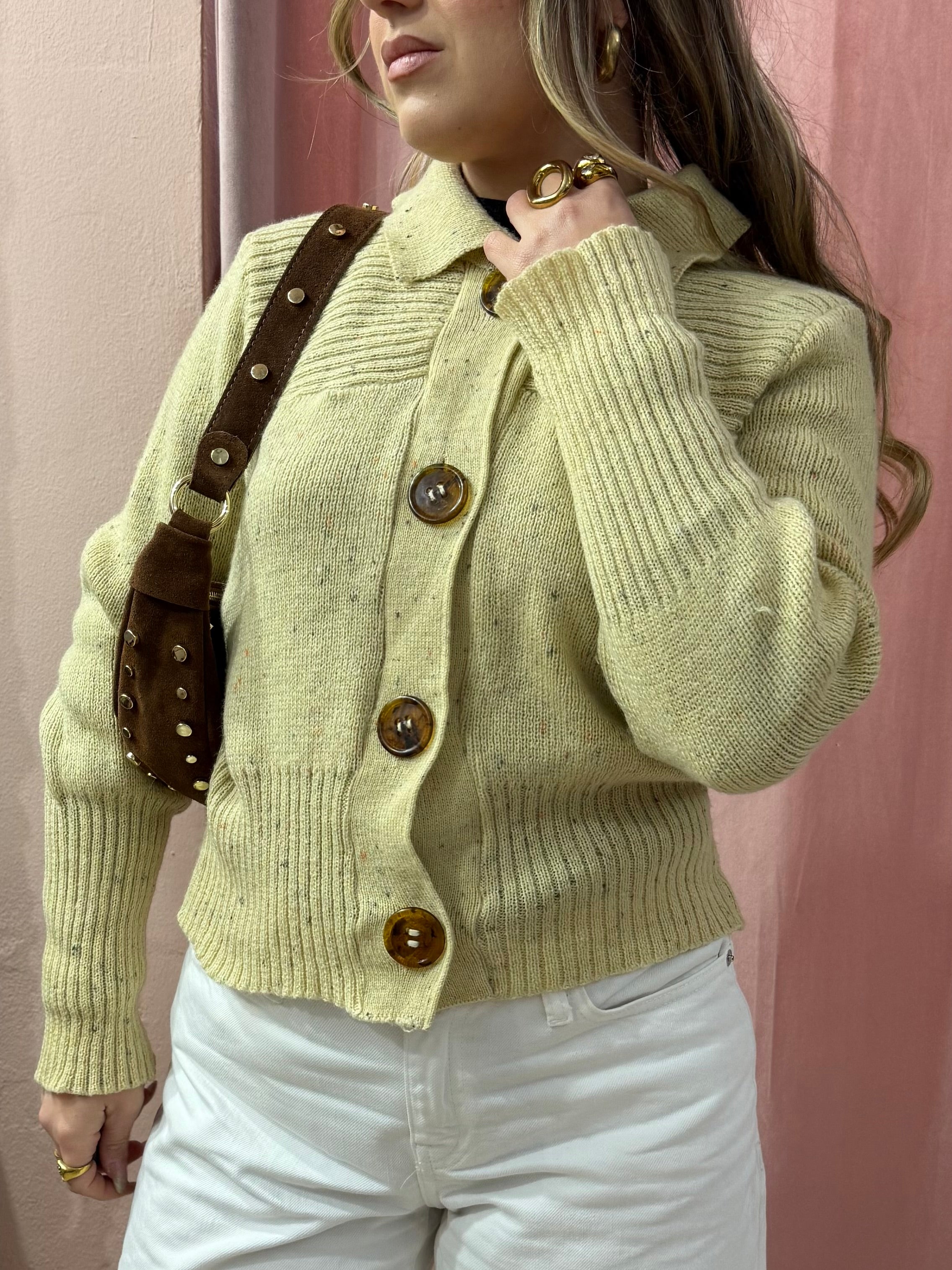 Borsa mezzaluna in vera pelle