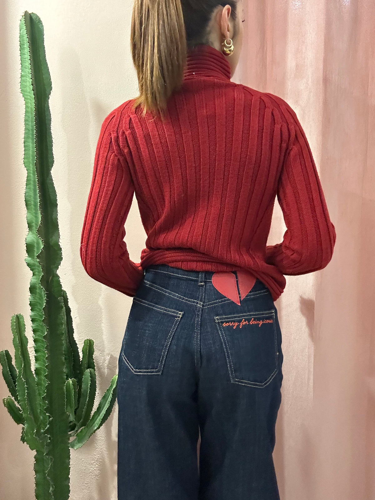 Maglione dolcevita Max Mara rosso