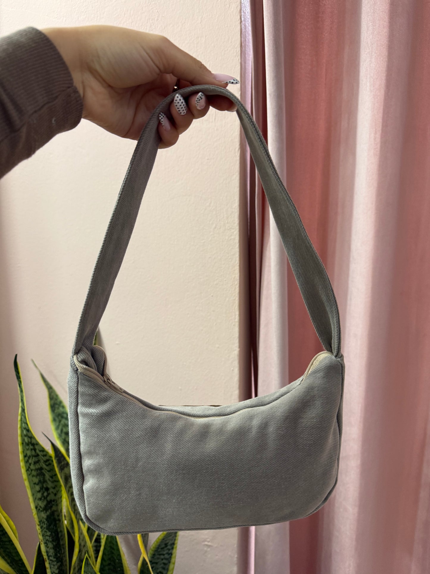 Borsa Levis upcycling grigio beige