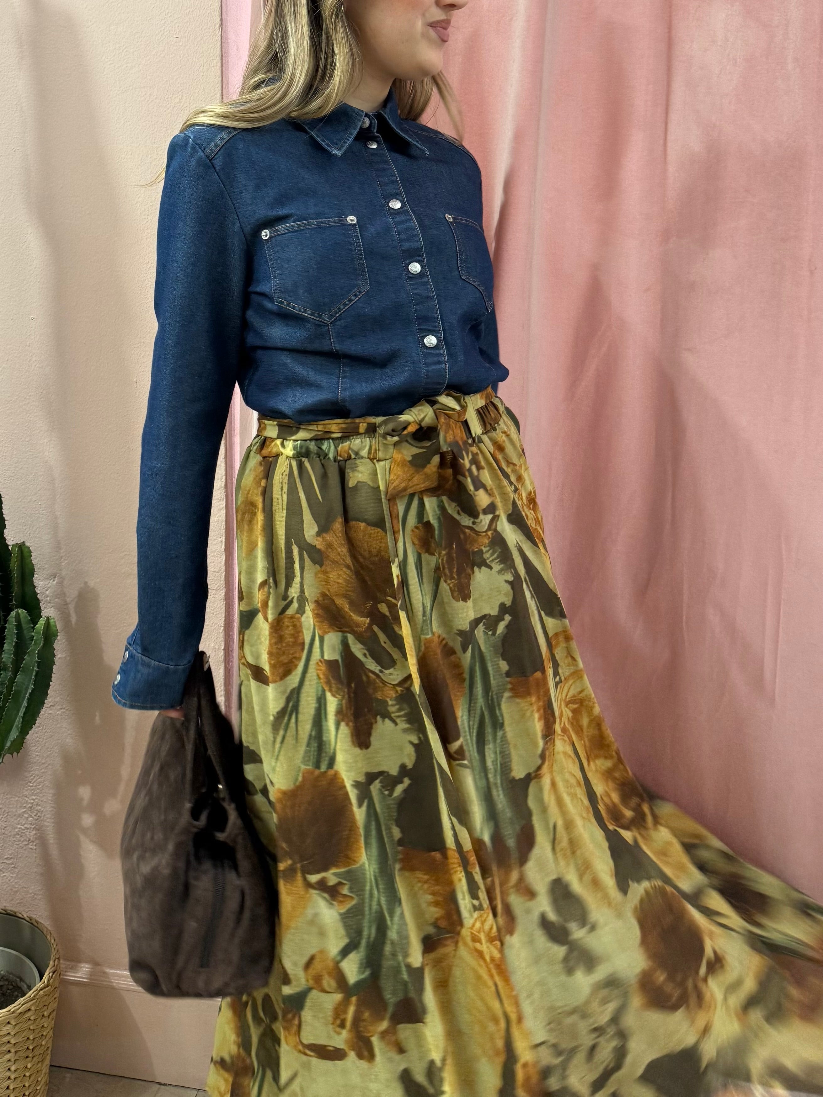 Maxi gonna in fantasia