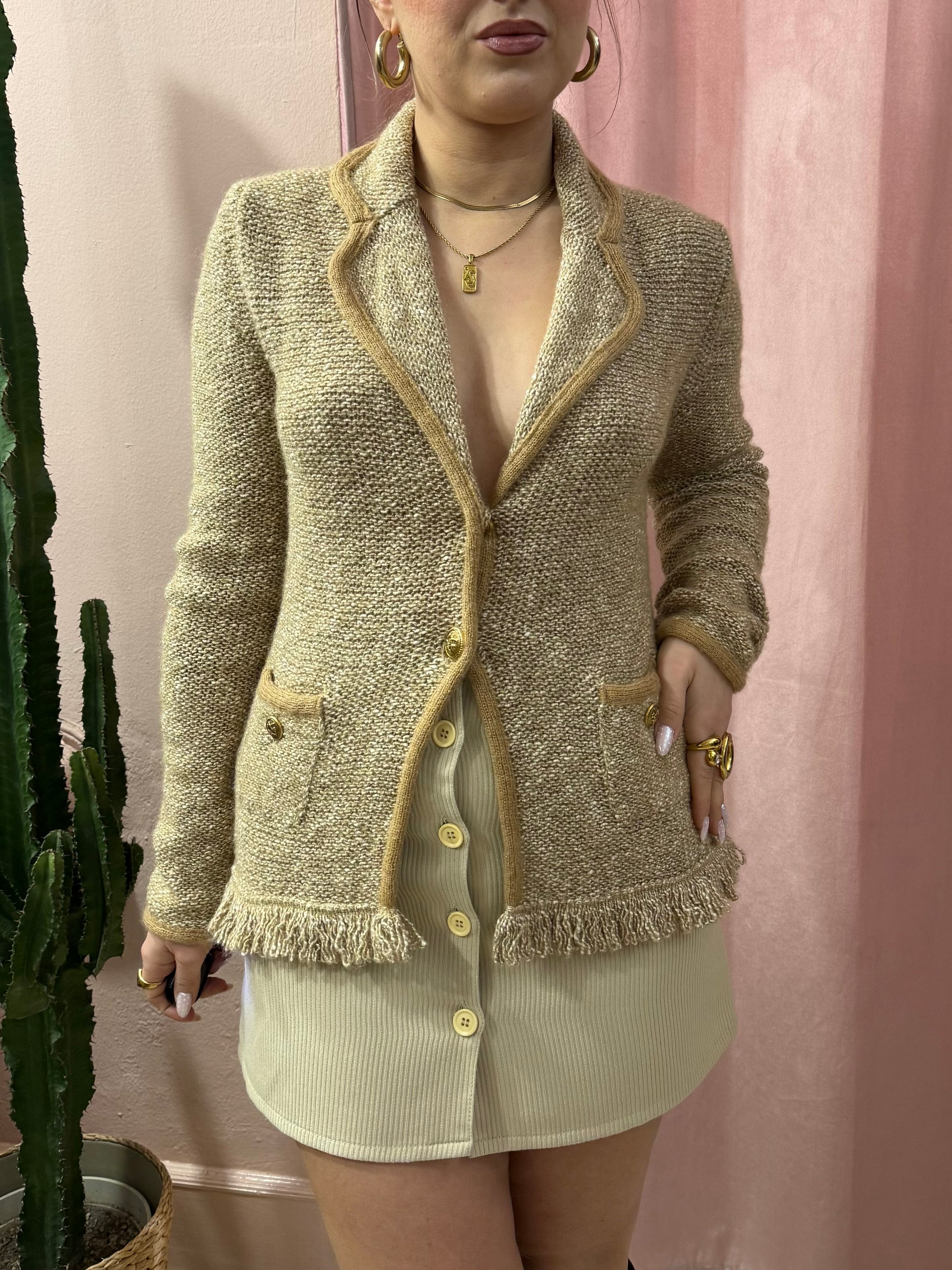 Blazer Intrend in cotone misto lana