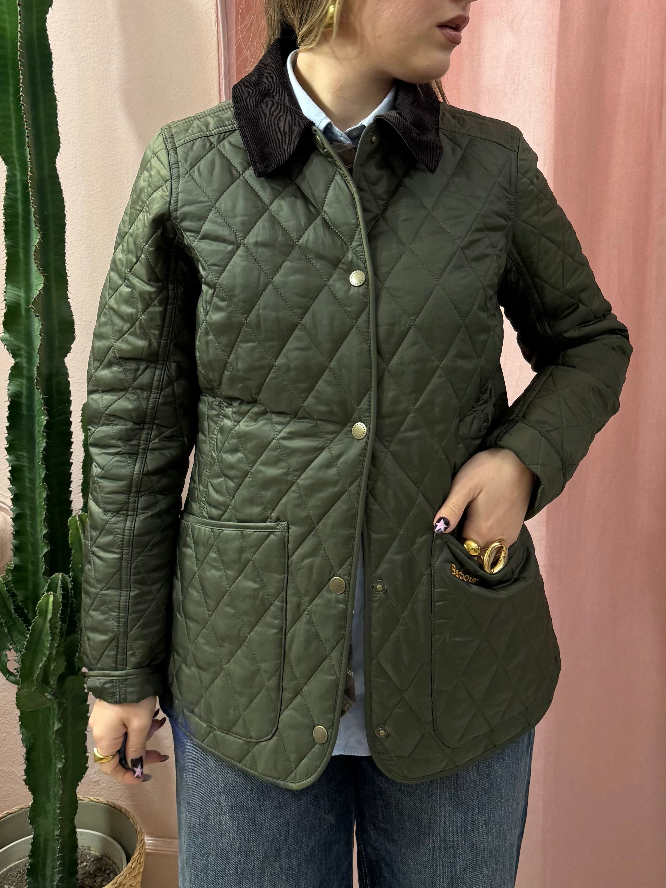 Barbour Annadale trapuntato verdone