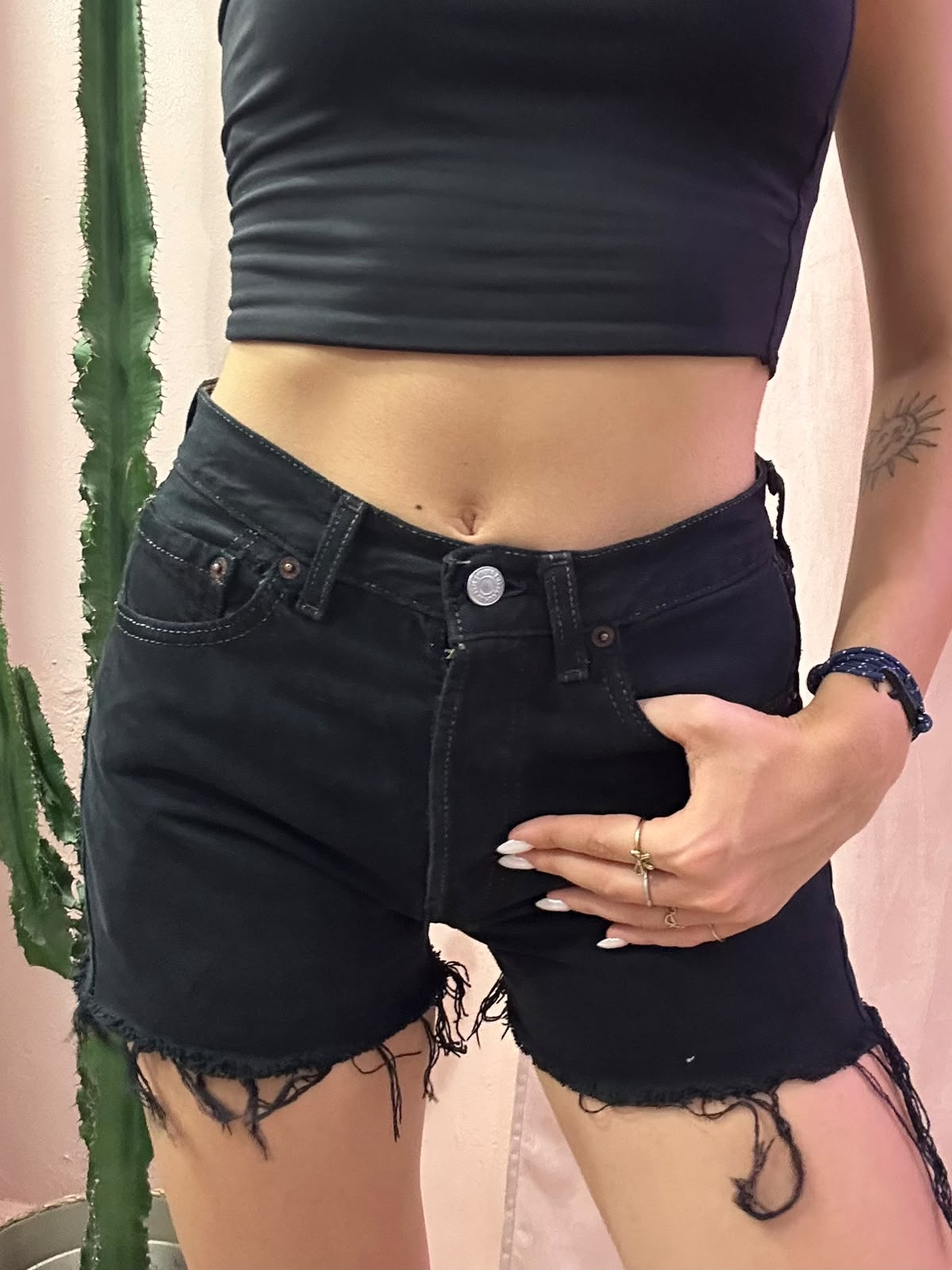 Shorts Levis vintage neri