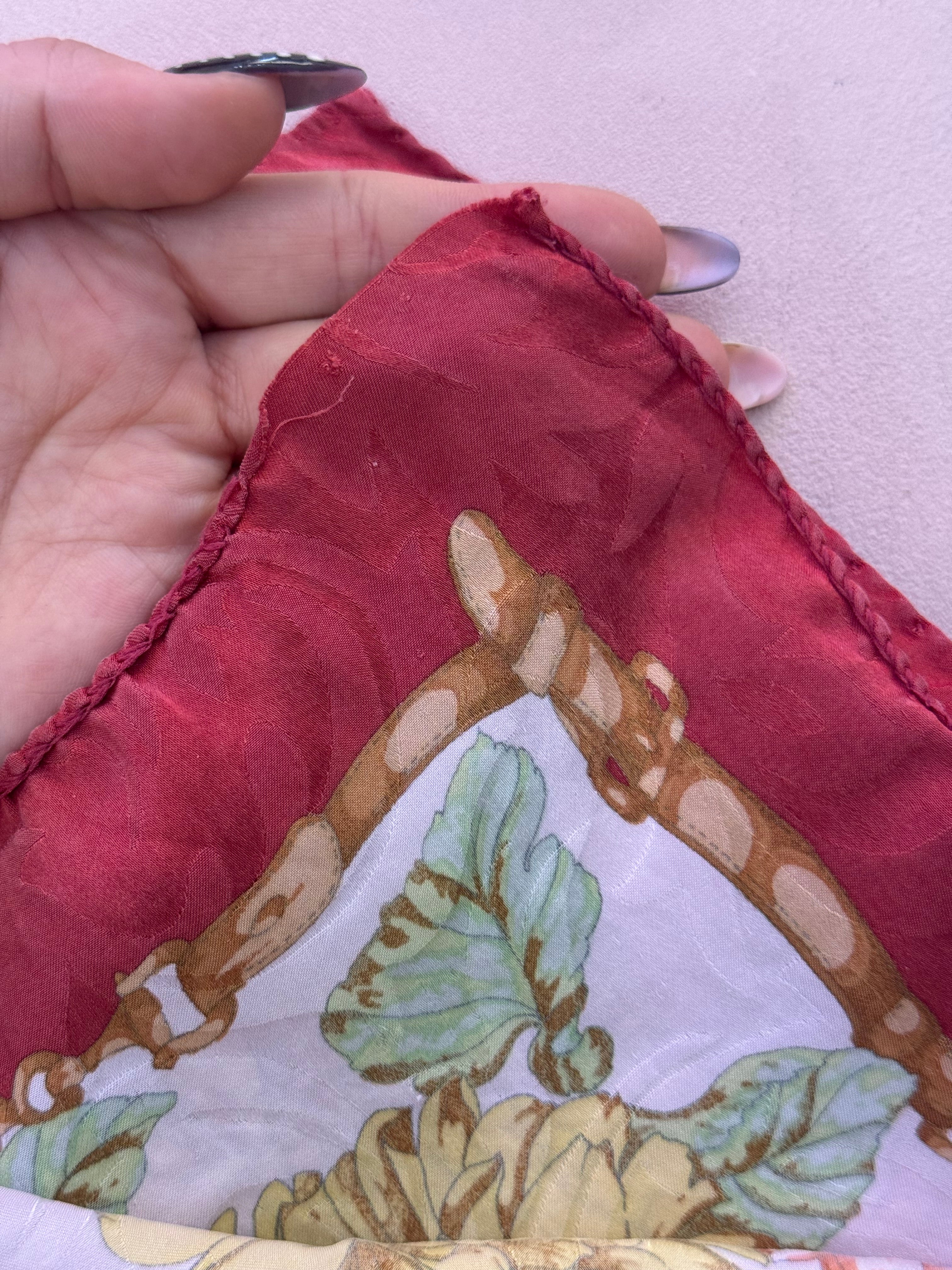 Foulard vintage in pura seta