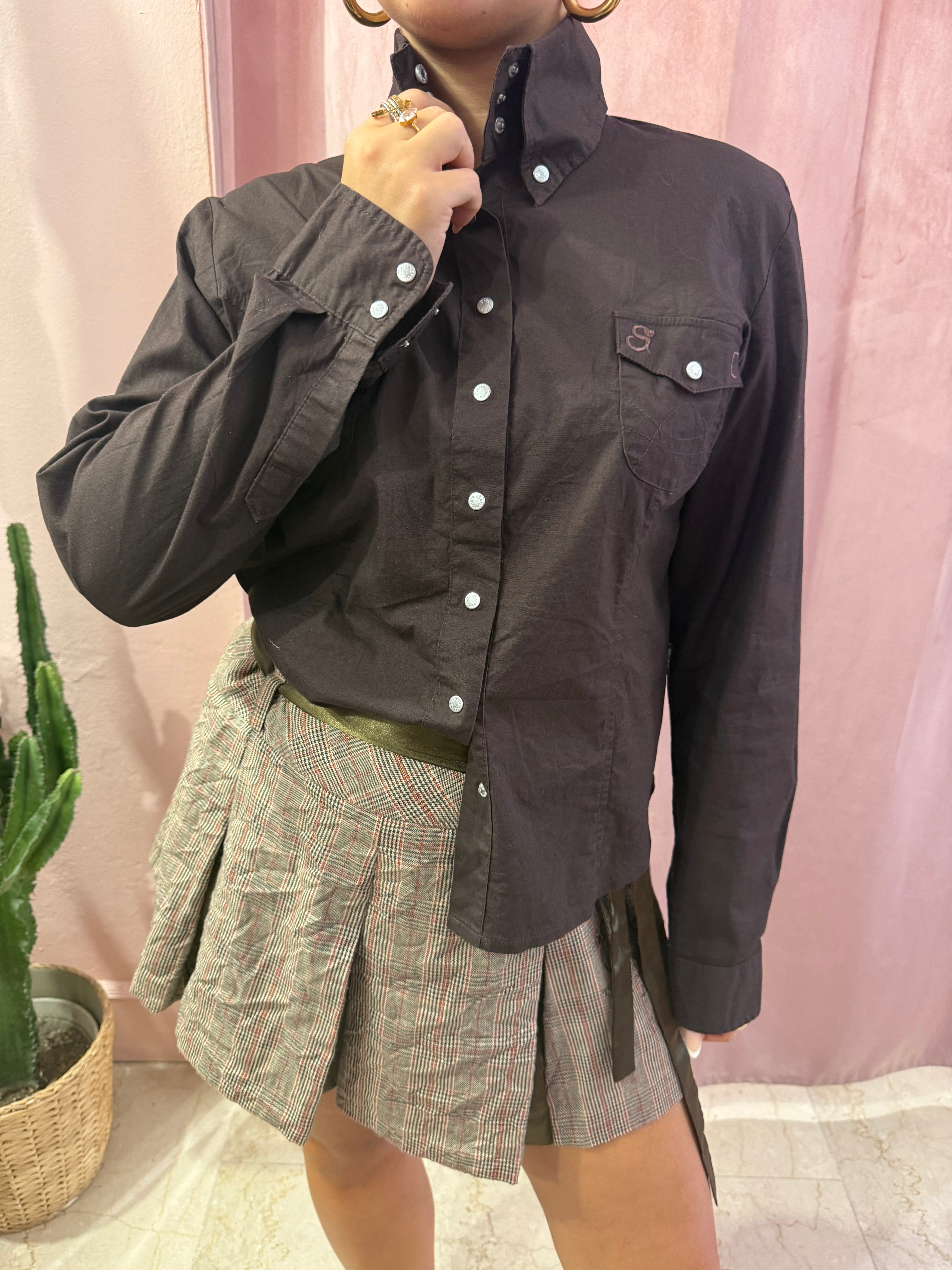 Camicia 00s cioccolato