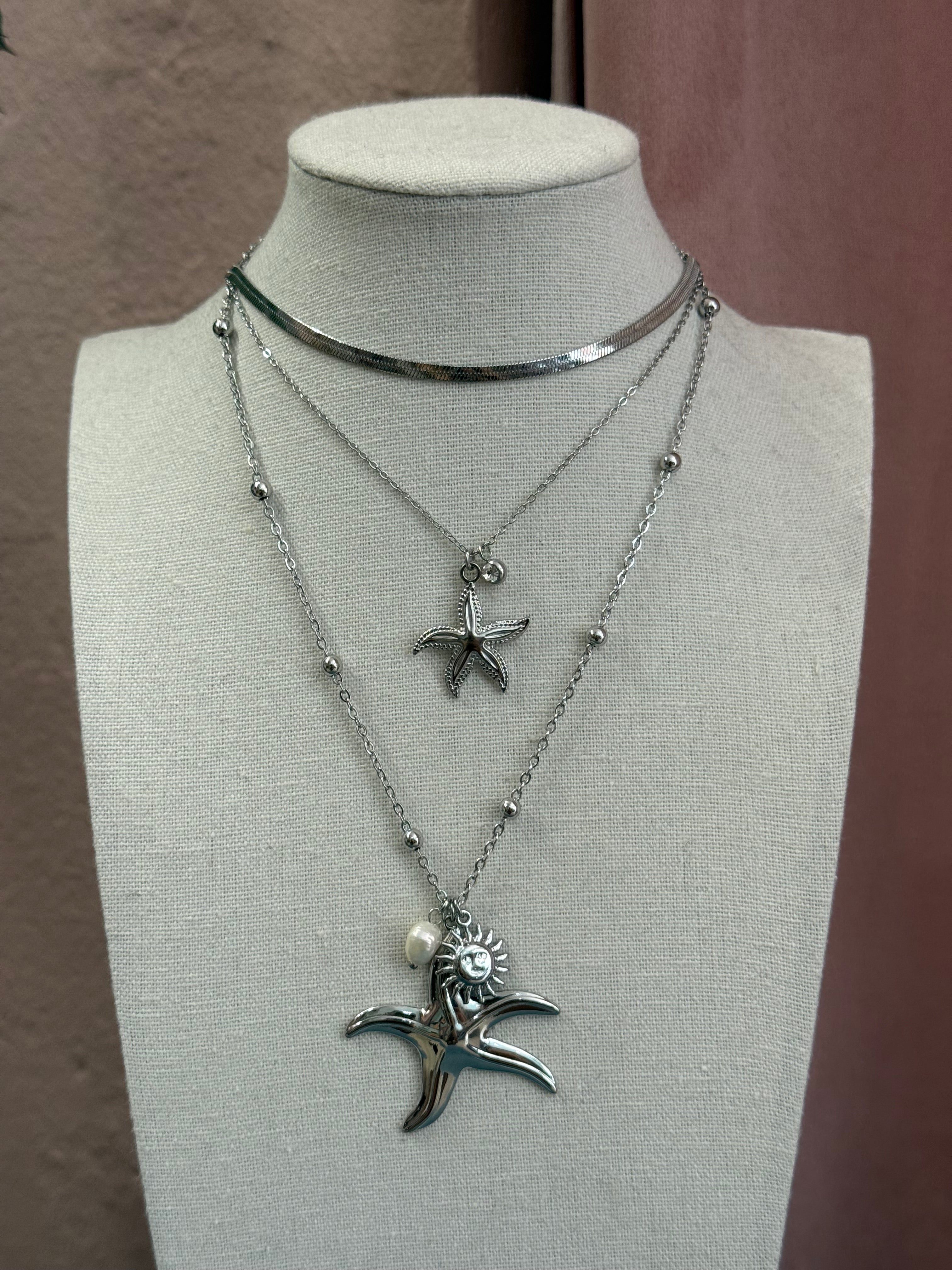 Collana Stella Marina gold/ silver