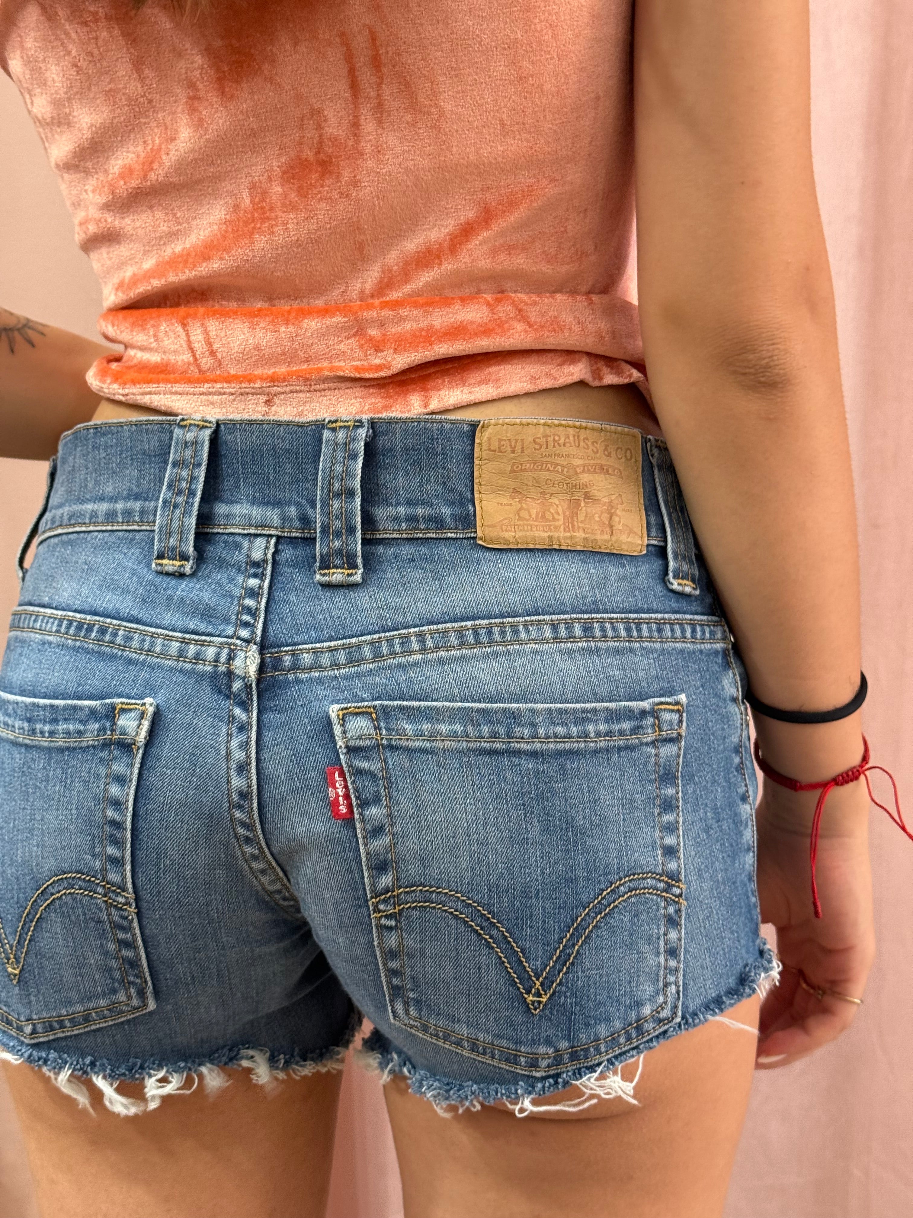 Shorts Levis vintage vita bassa 00s