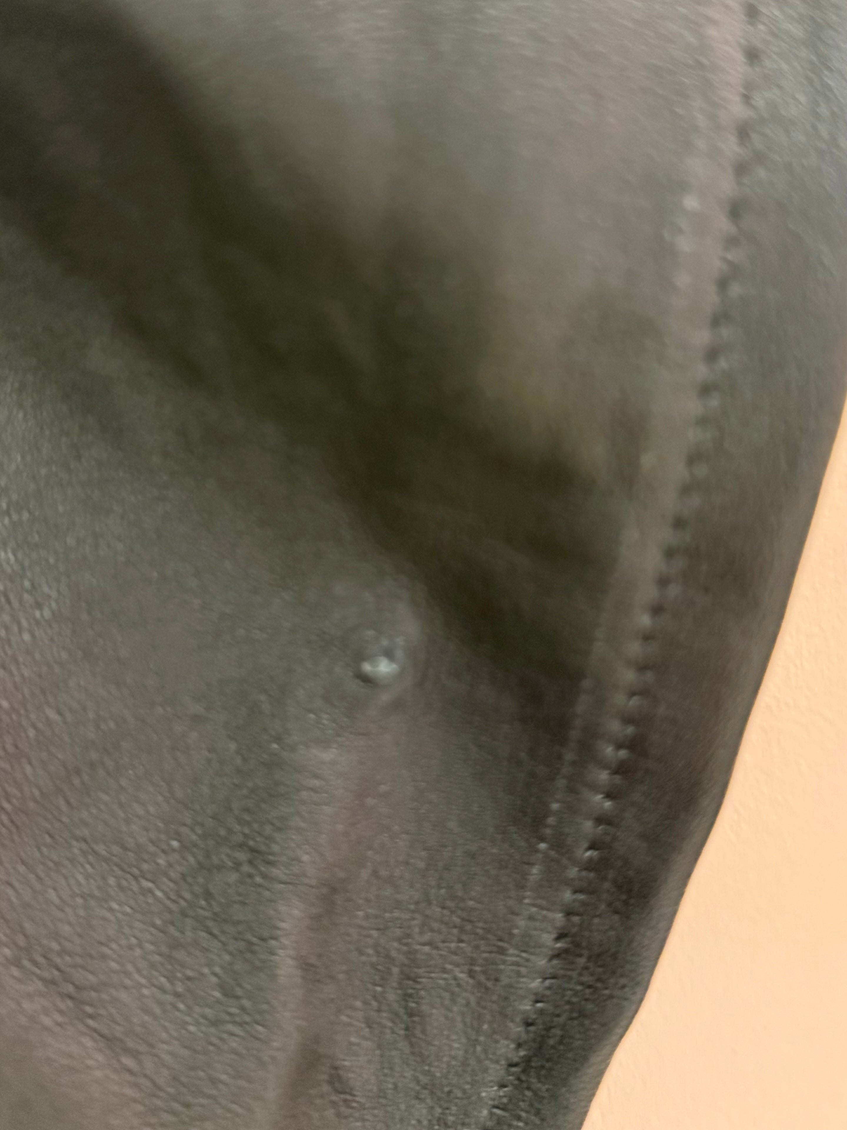 Gilet in vera pelle con voulant