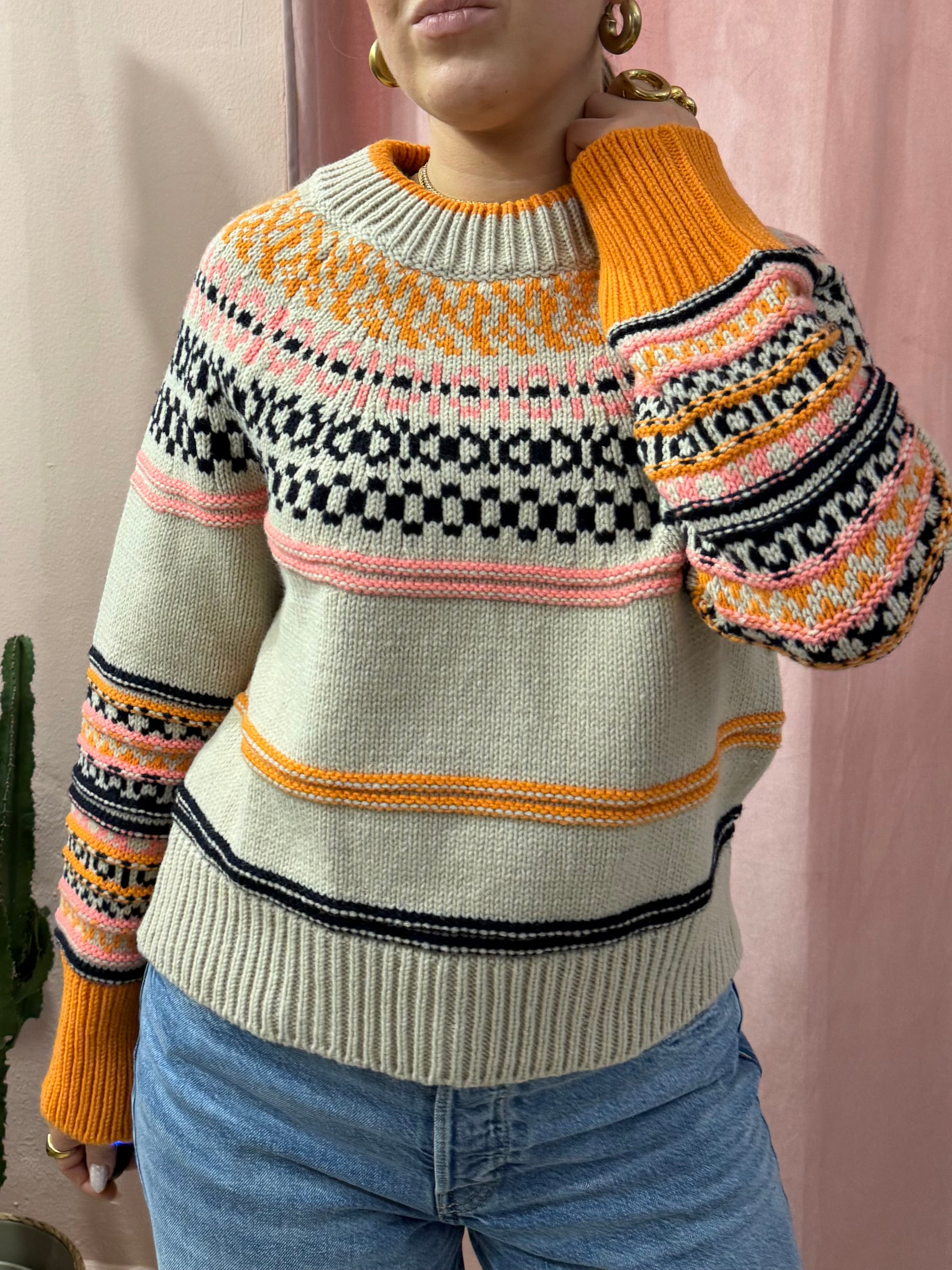 Maglione Max&co. trama jacquard