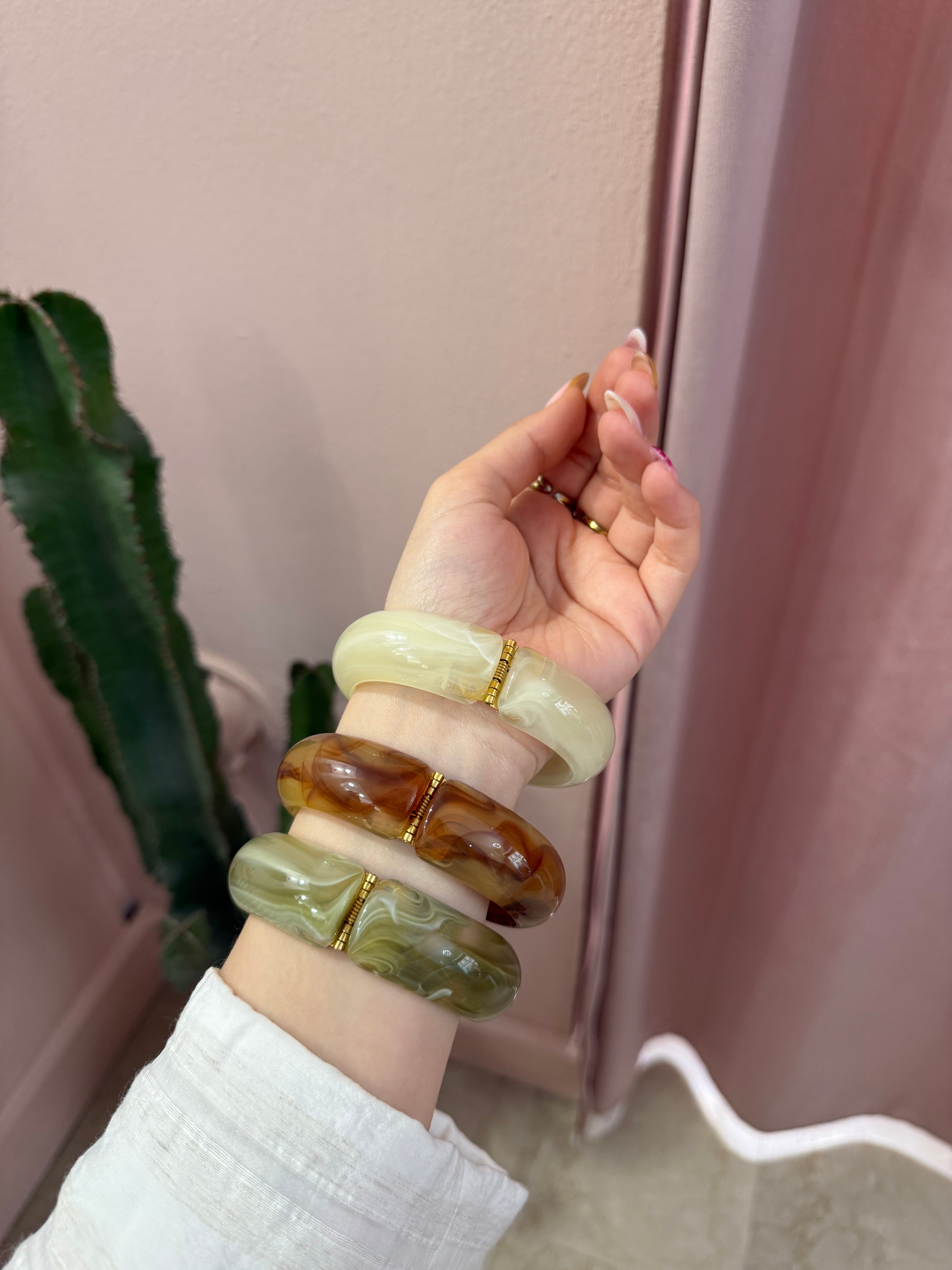 Bracciale in resina più colori