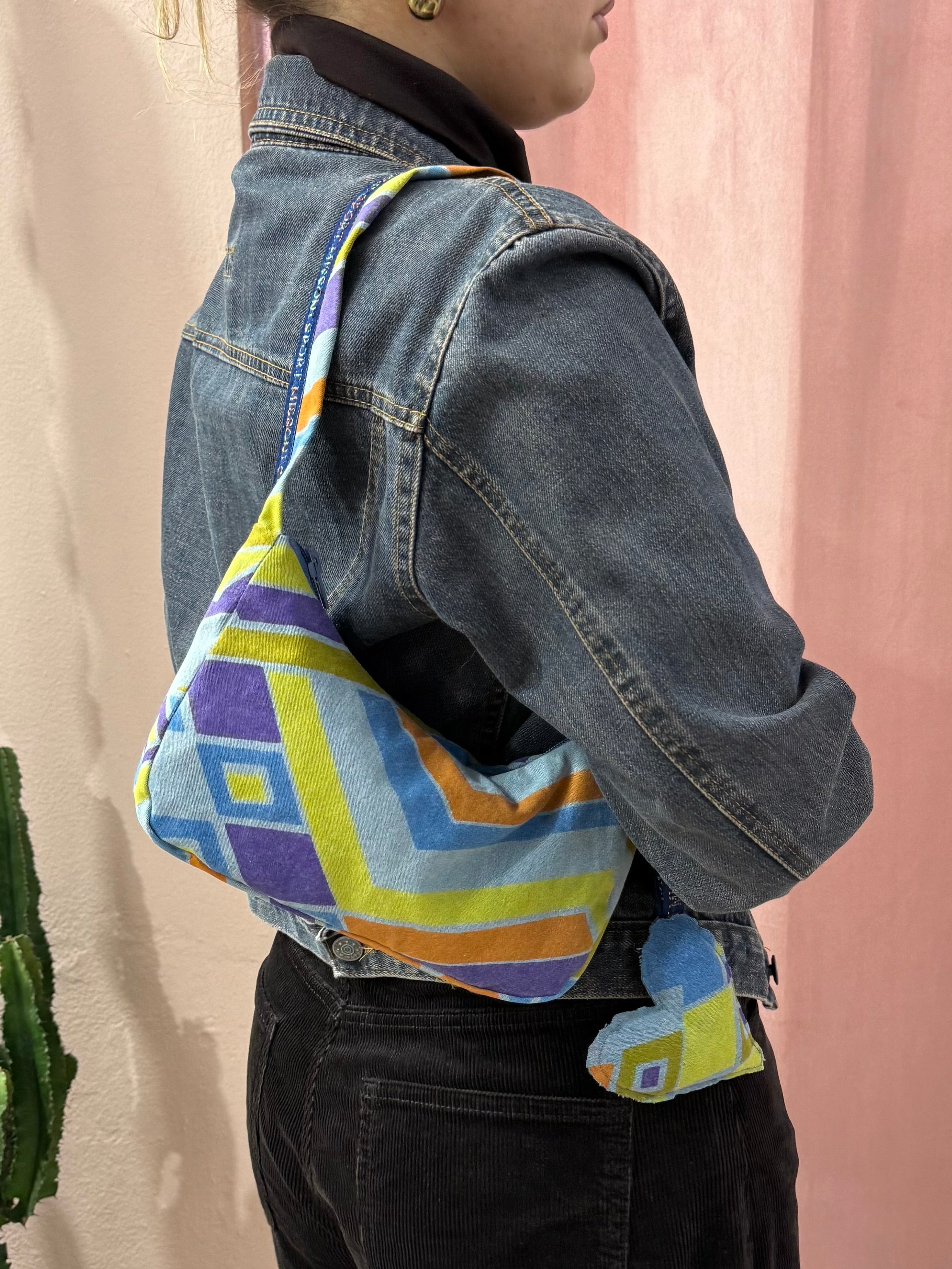 Borsa Missoni upcycling con charm
