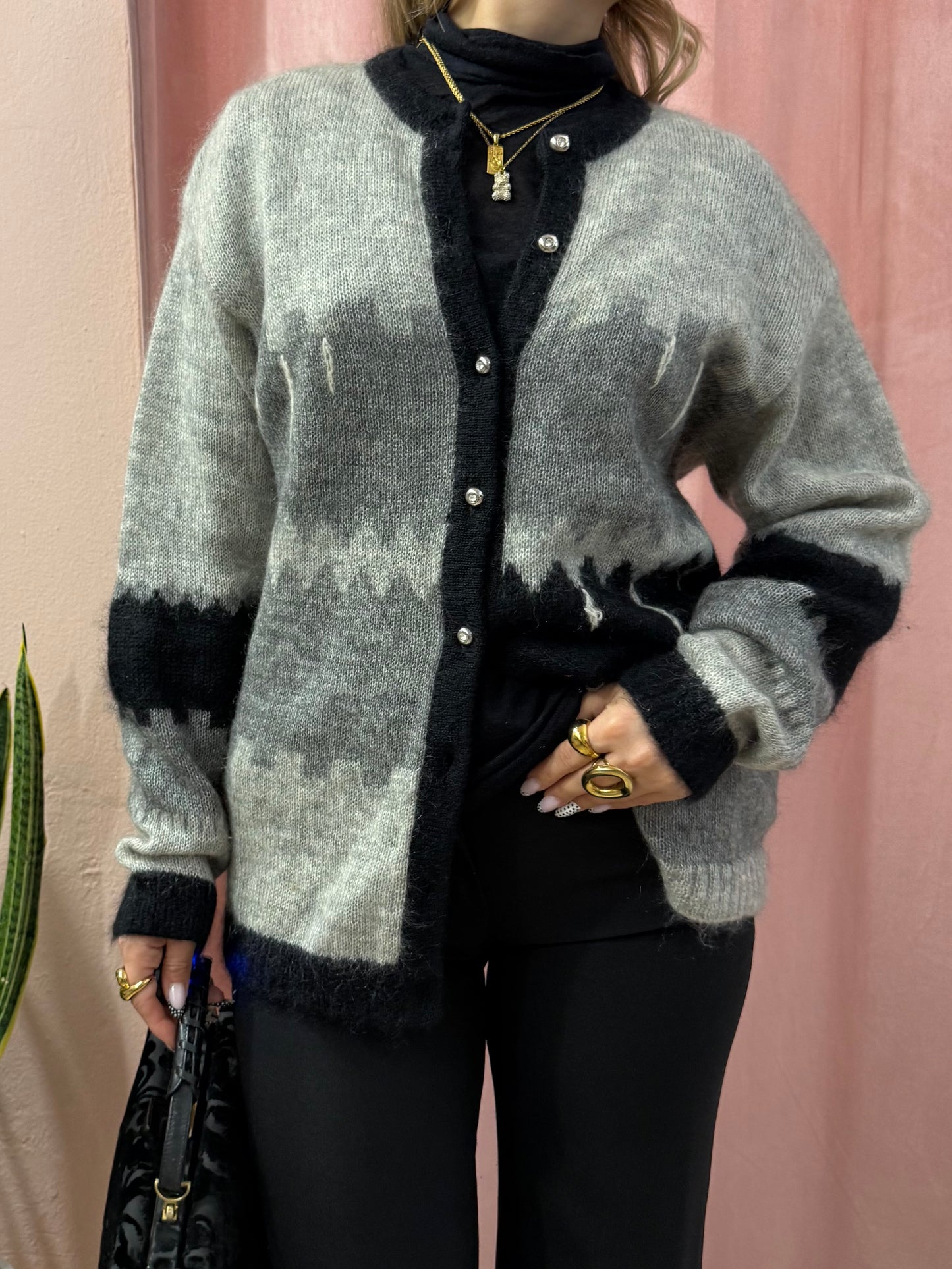 Maglione in kid mohair