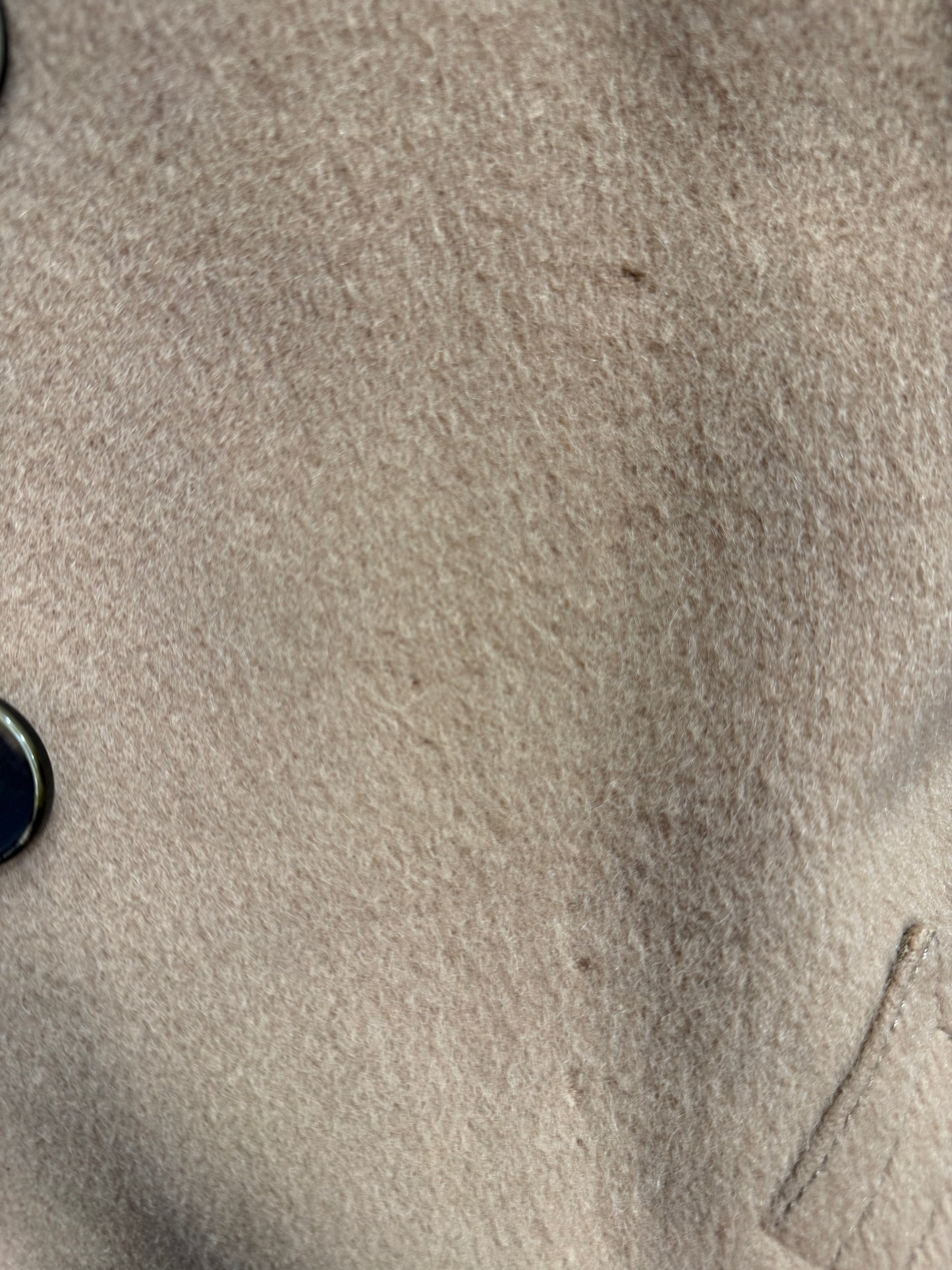 Cappotto cammello maniche a sbuffo