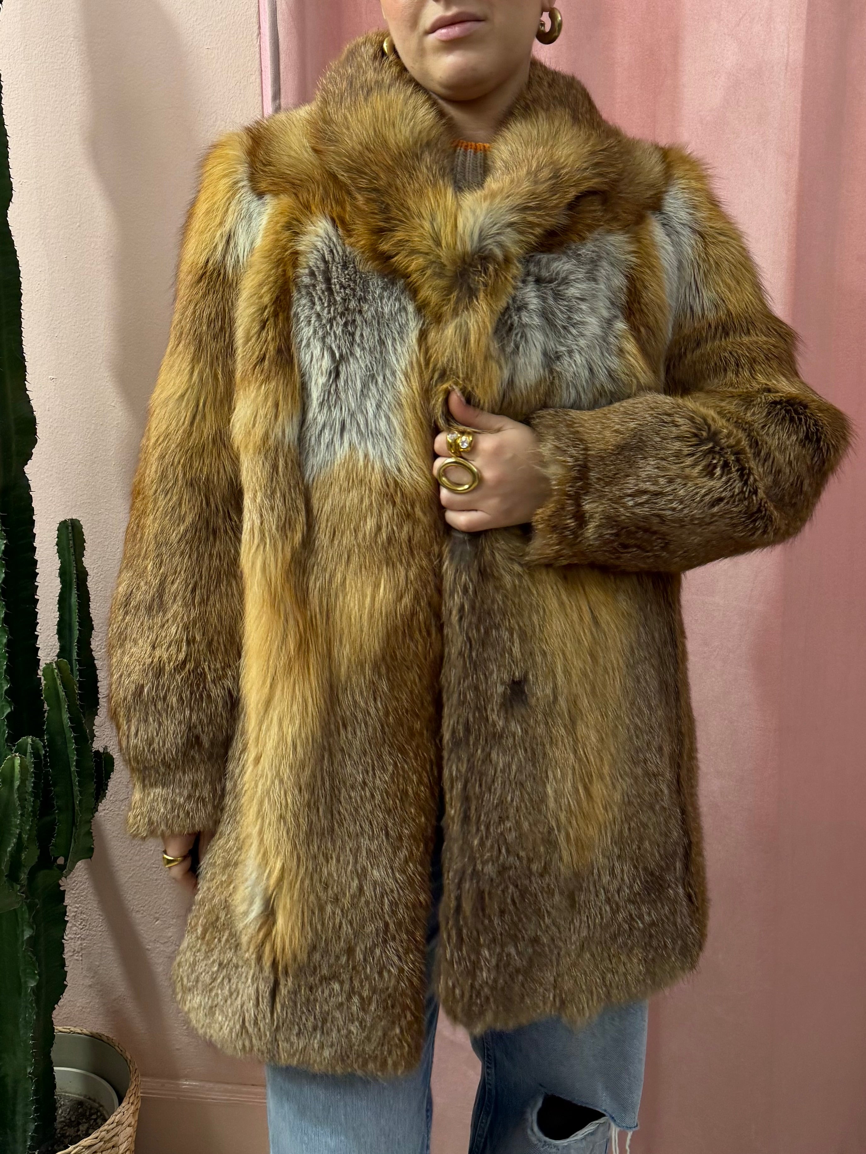 Pelliccia vintage in volpe